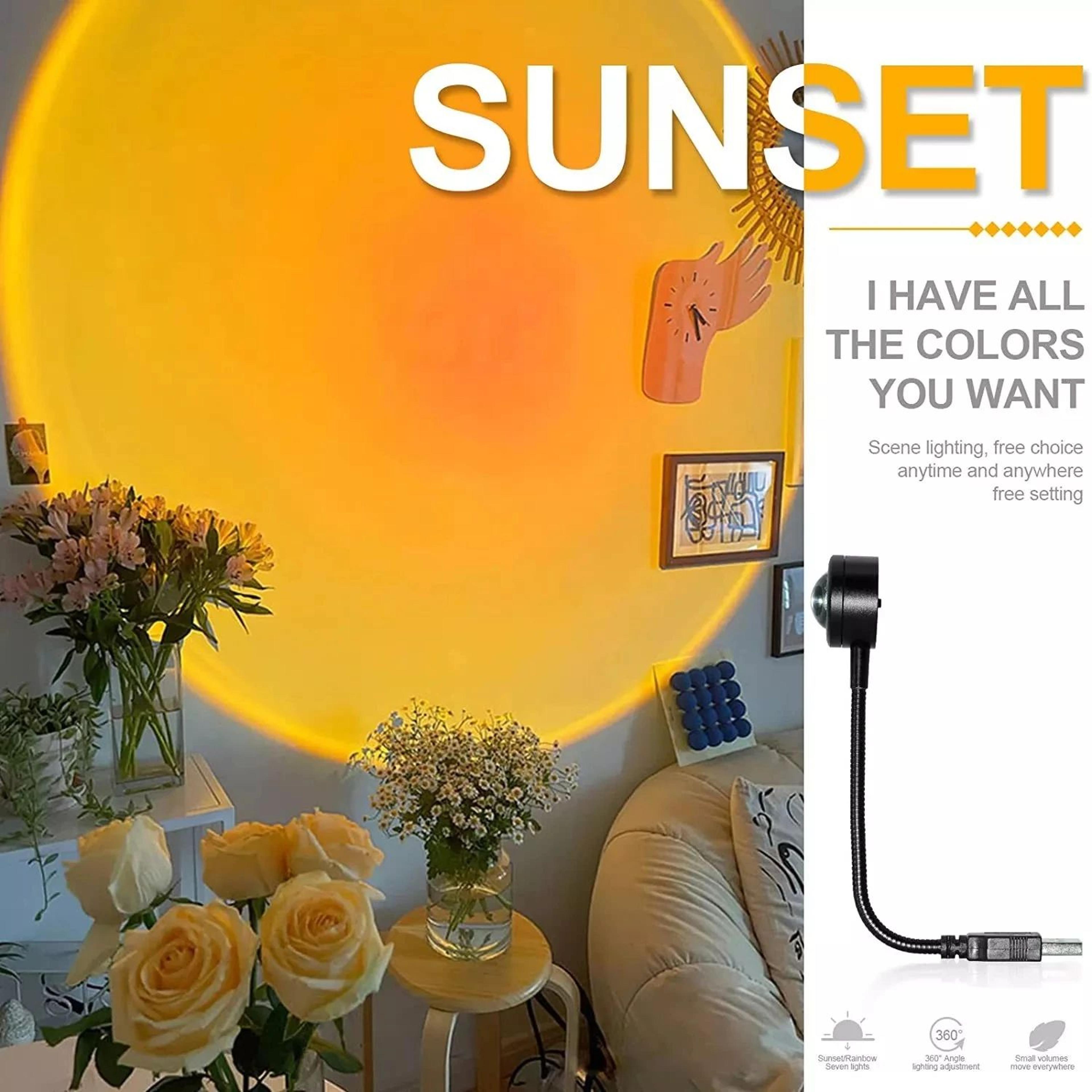 USB Sunset Projection Lamp Photography Atmosphere Light 1