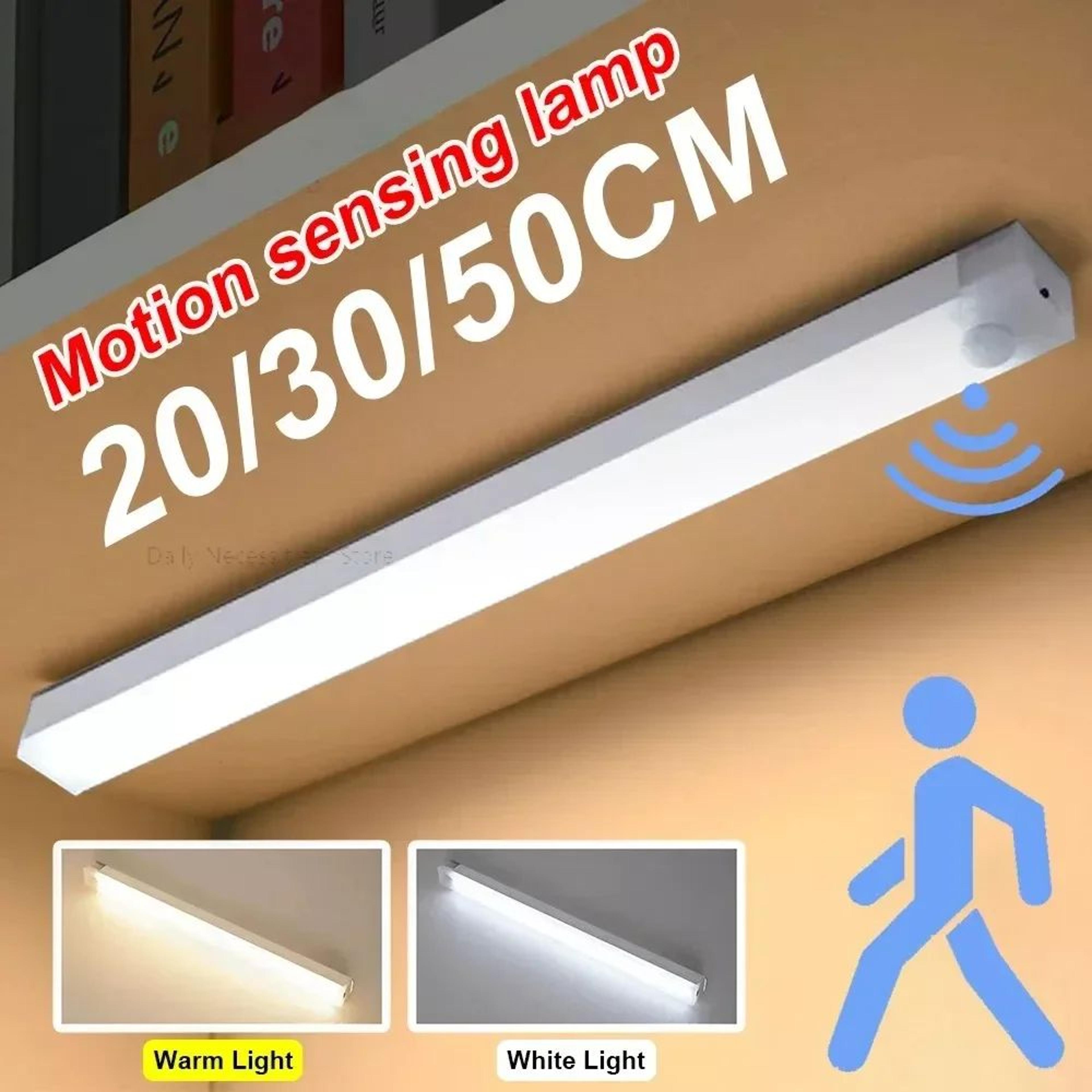 usb rechargeable motion sensor led bar light