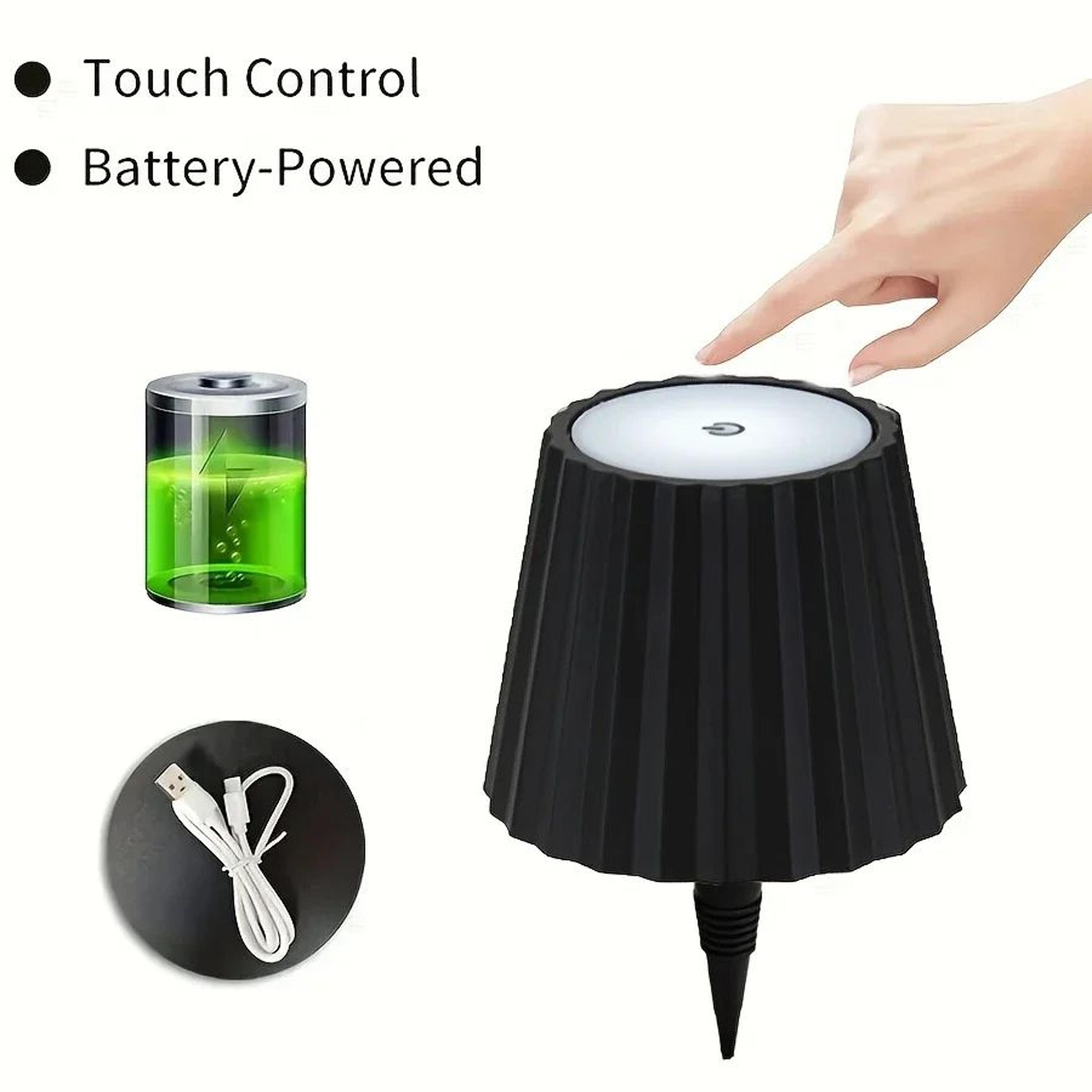 Cordless Bottle Touch Table Lamp 1