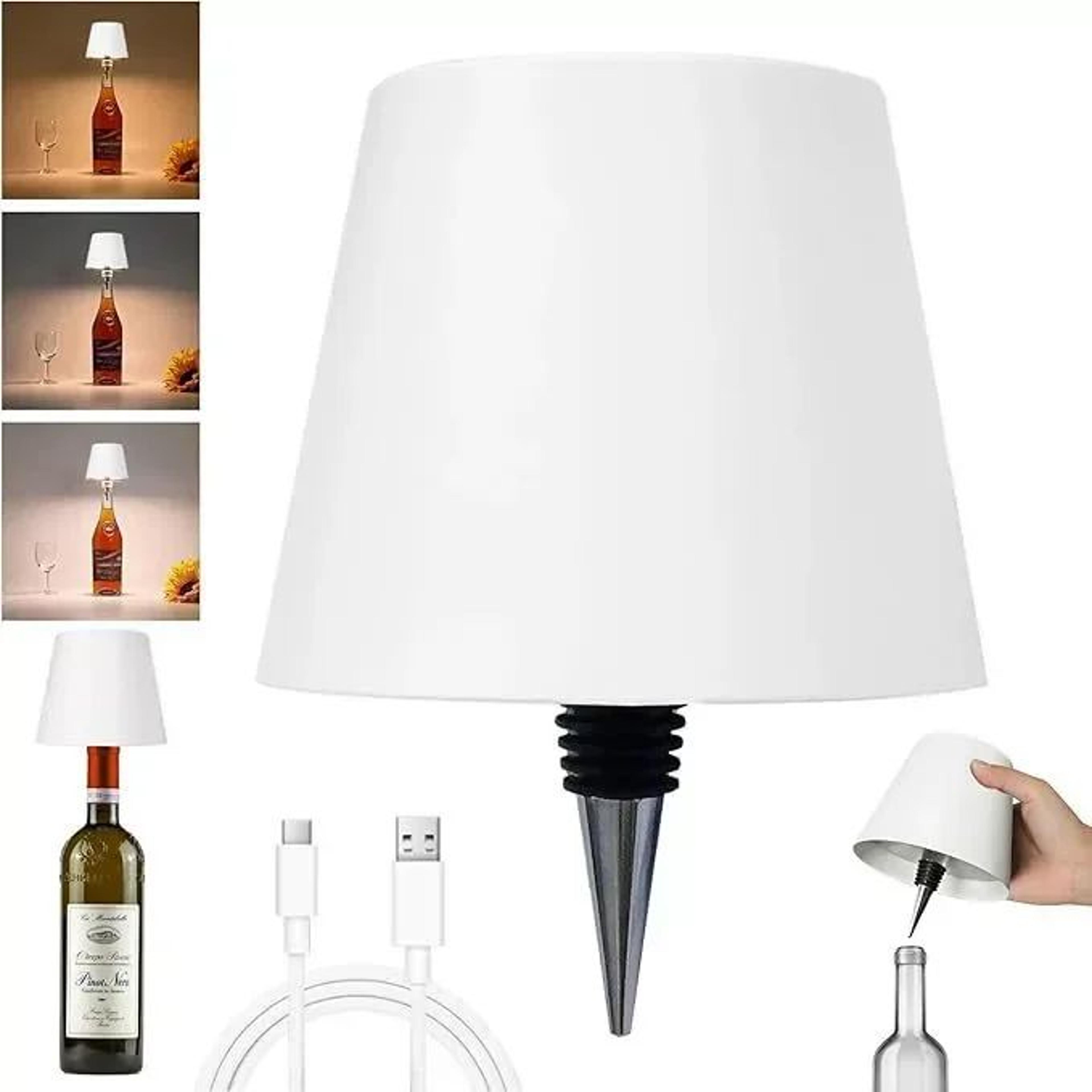 Cordless Bottle Touch Table Lamp 16