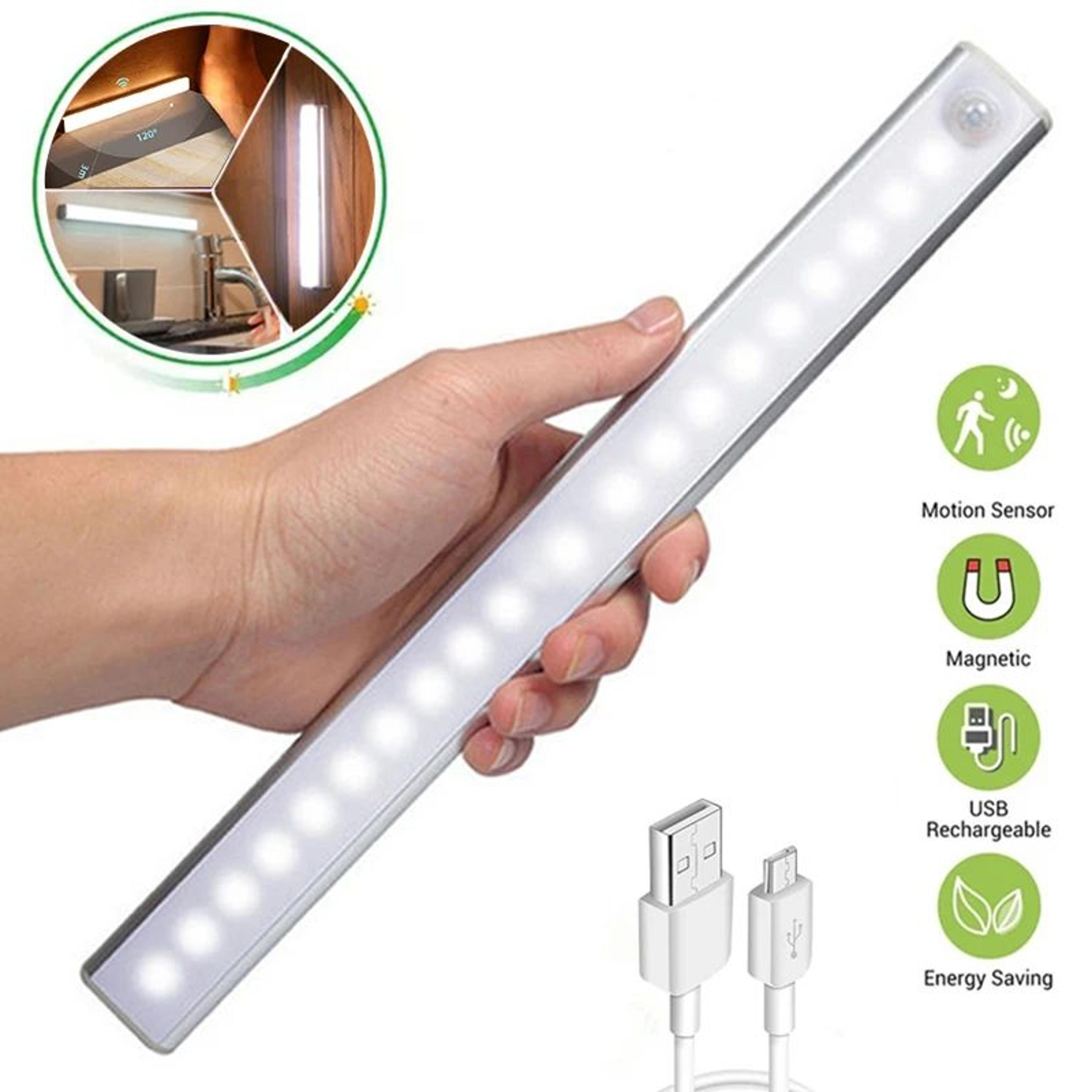 Wireless Rechargeable Motion Sensor Light Bar 0