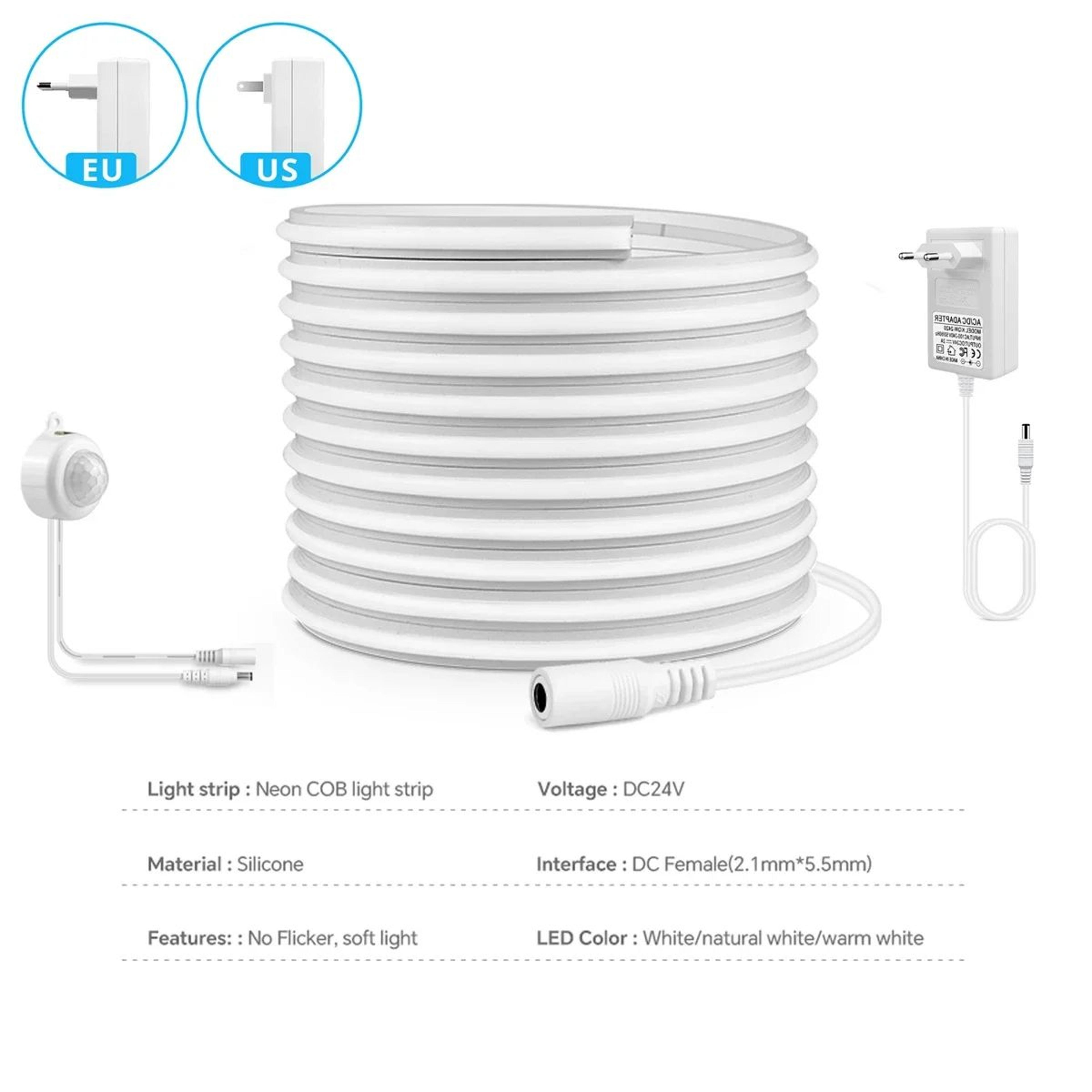 Smart PIR COB Neon Strip Light 1