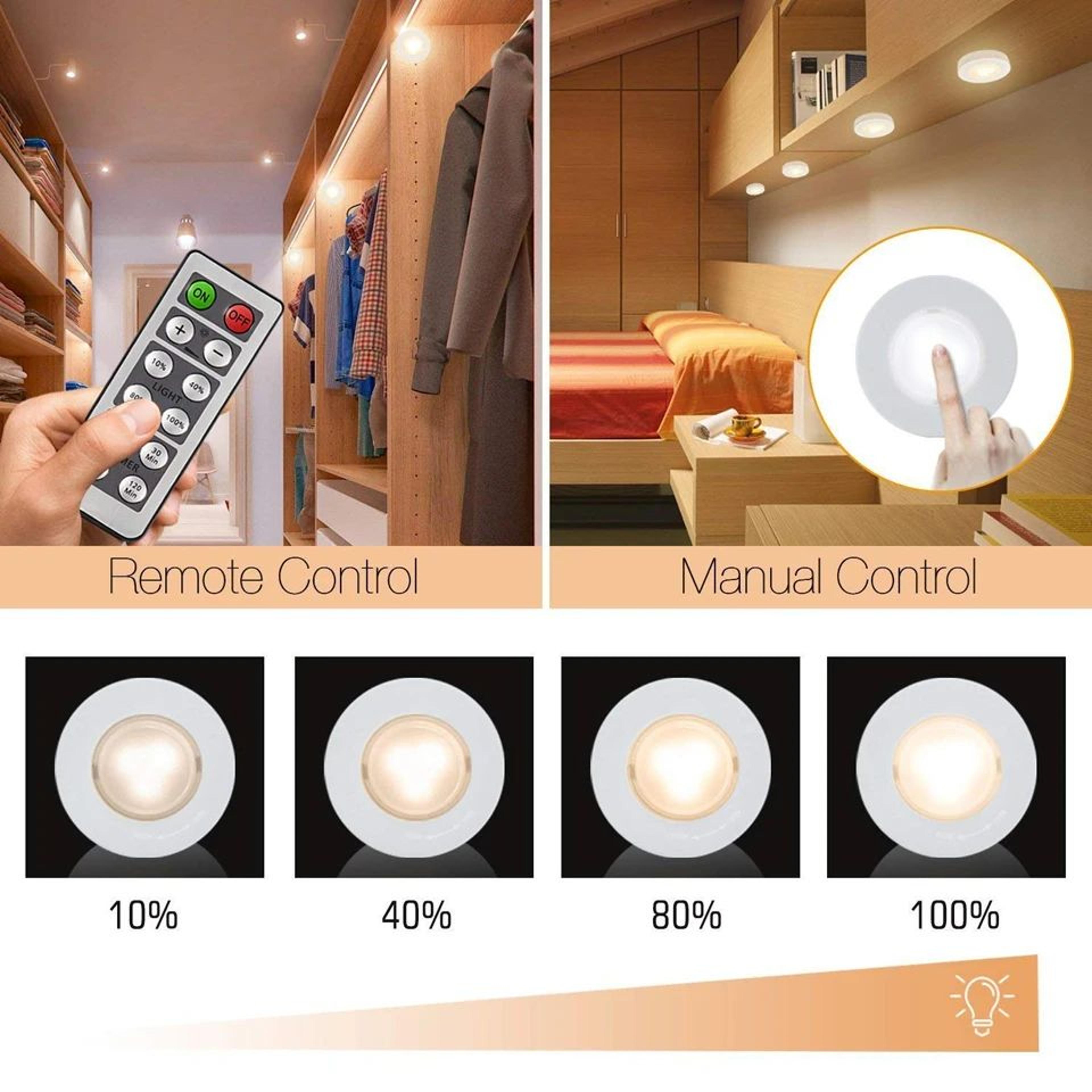 Wireless Dimmable Touch Cabinet Light 3
