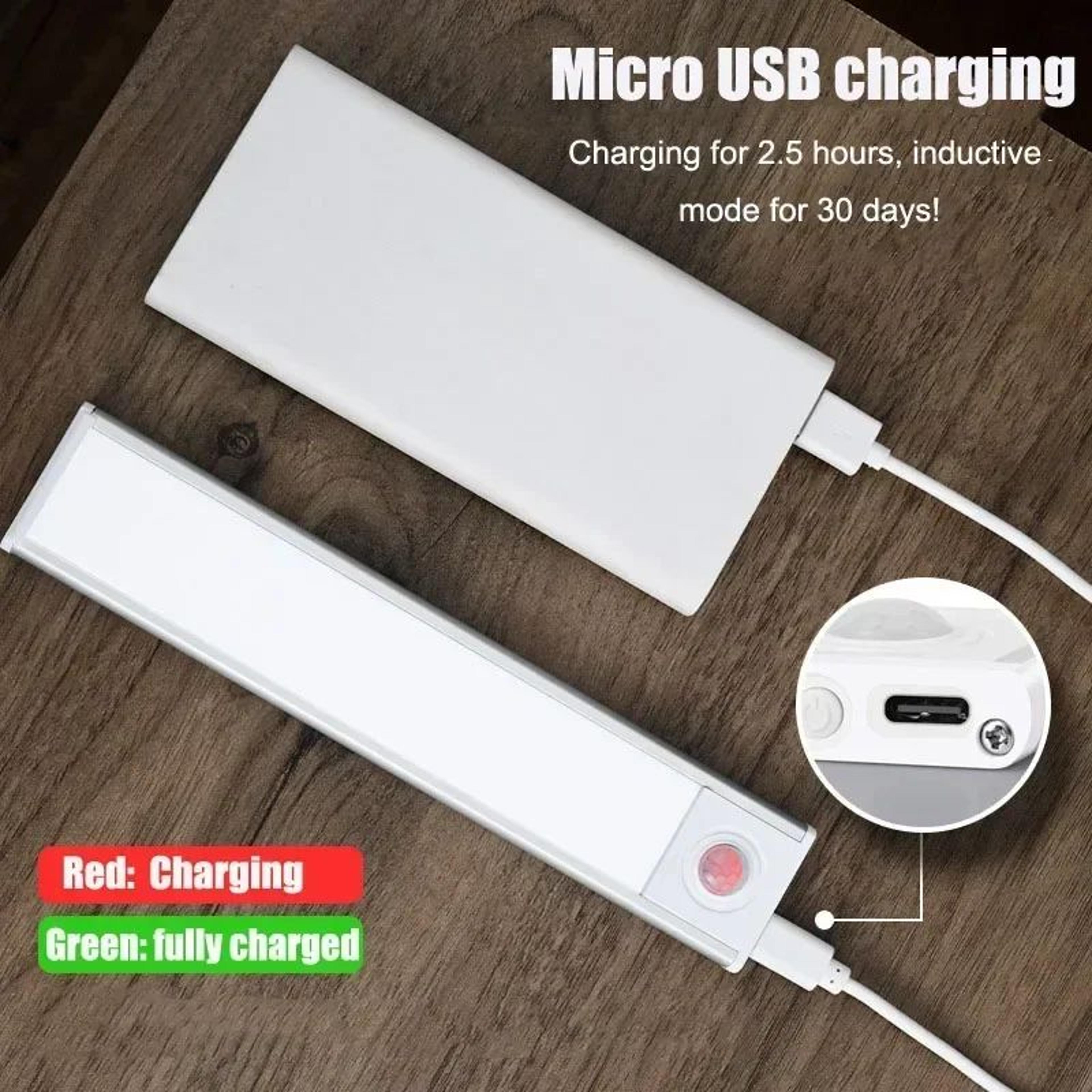 Ultra Thin Rechargeable Motion Sensor Cabinet Light 2