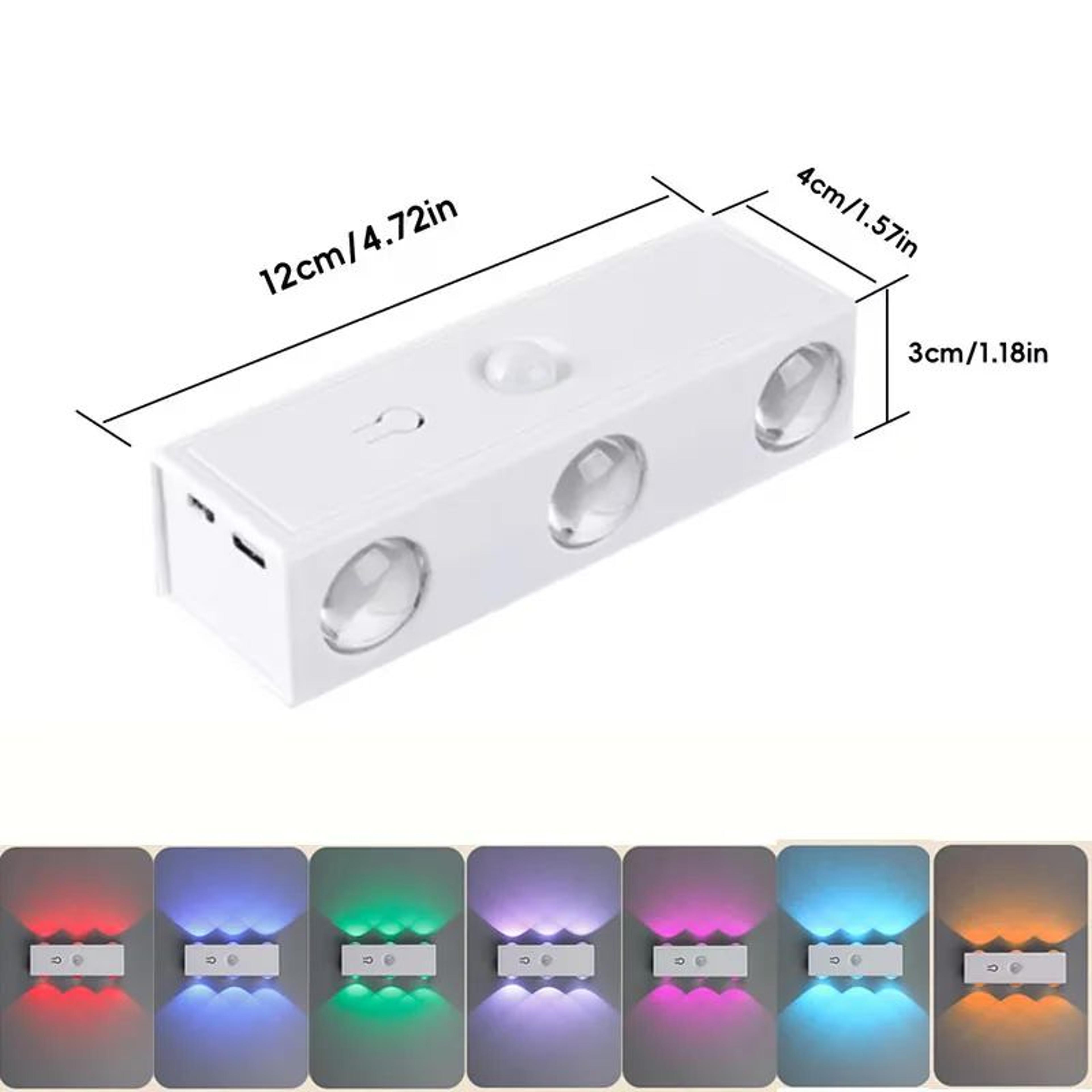 RGB Rechargeable Motion Sensor Wall Light 7