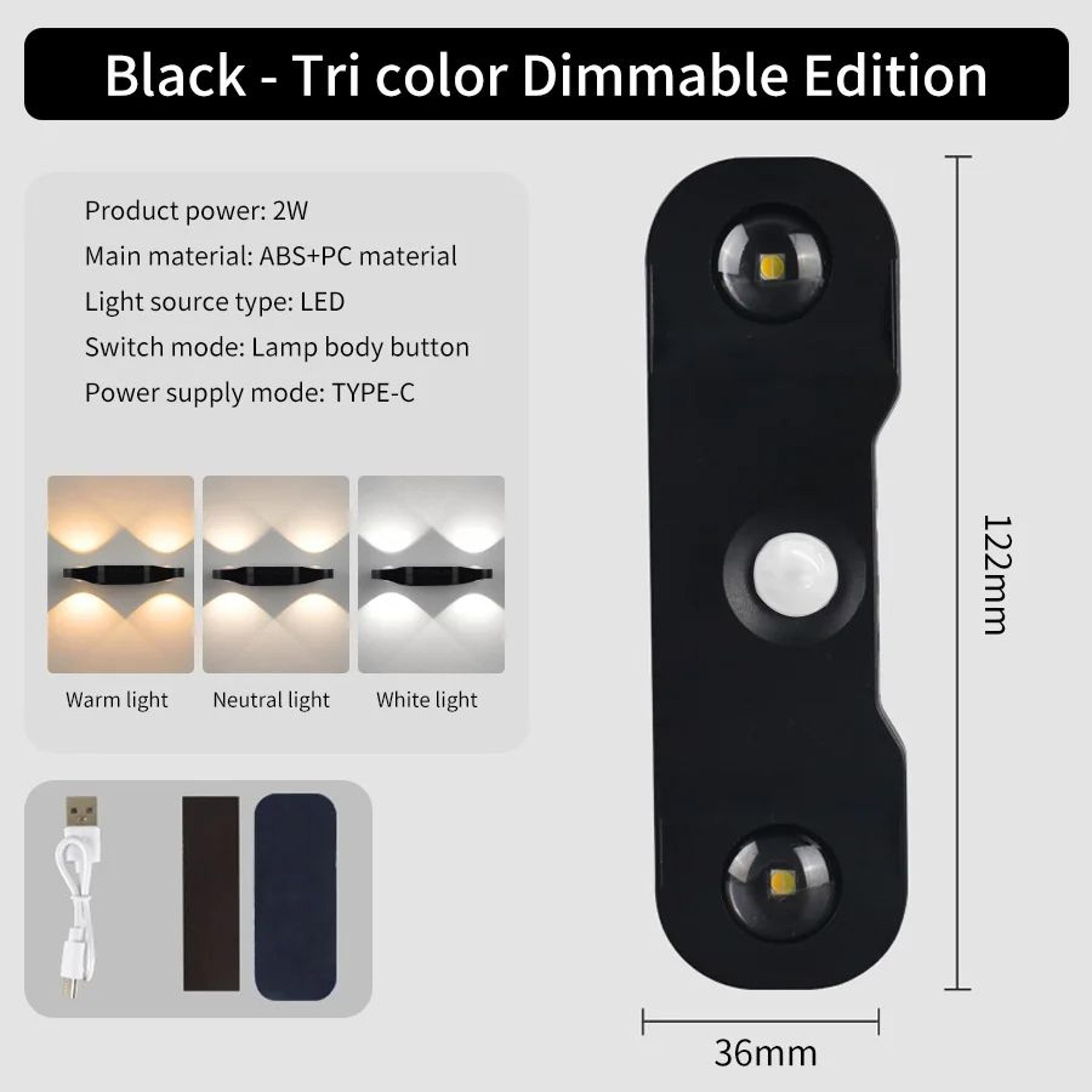 Magnetic RGB Motion Sensor Wall Light 6