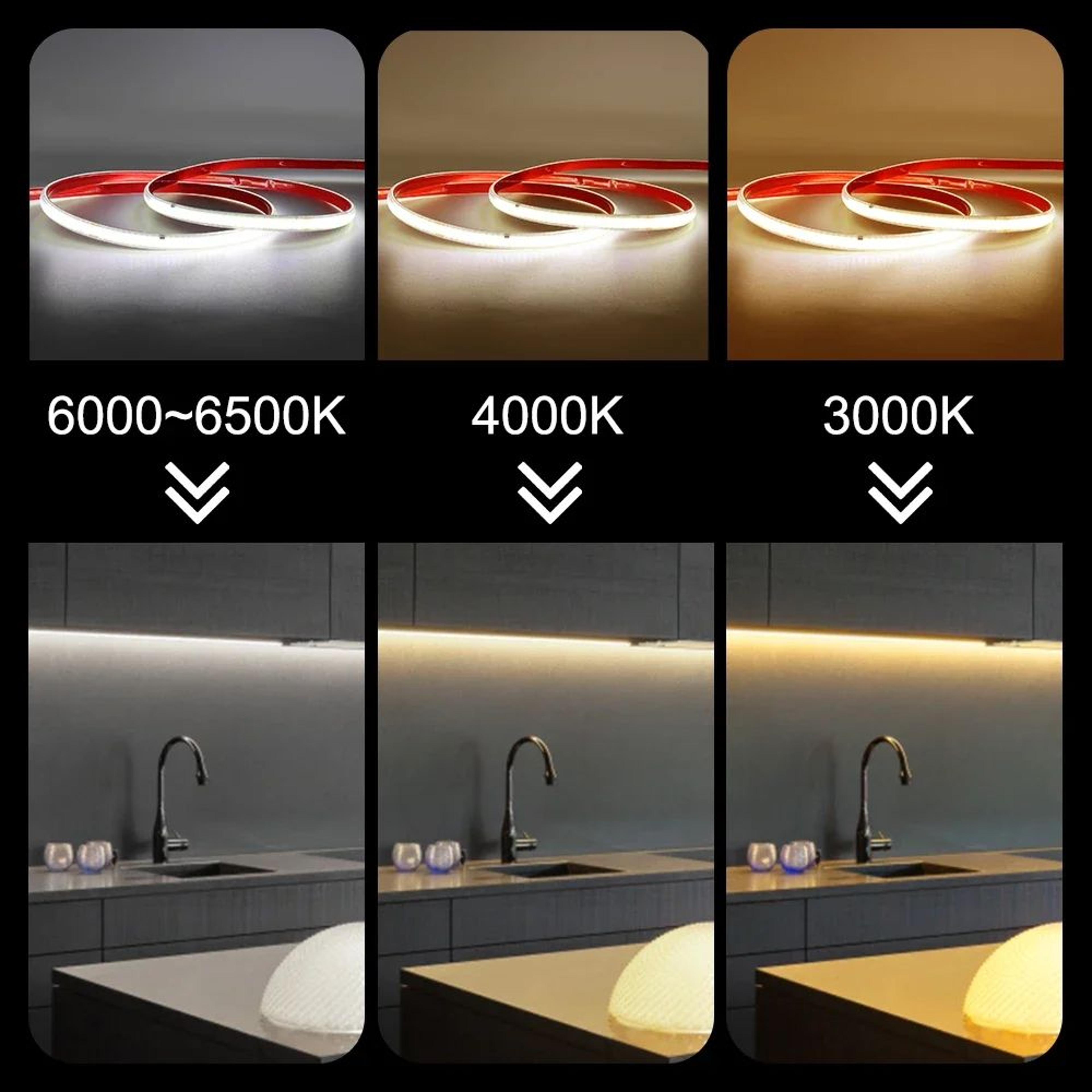 IP65 Waterproof Dimmable COB LED Strip Light 1