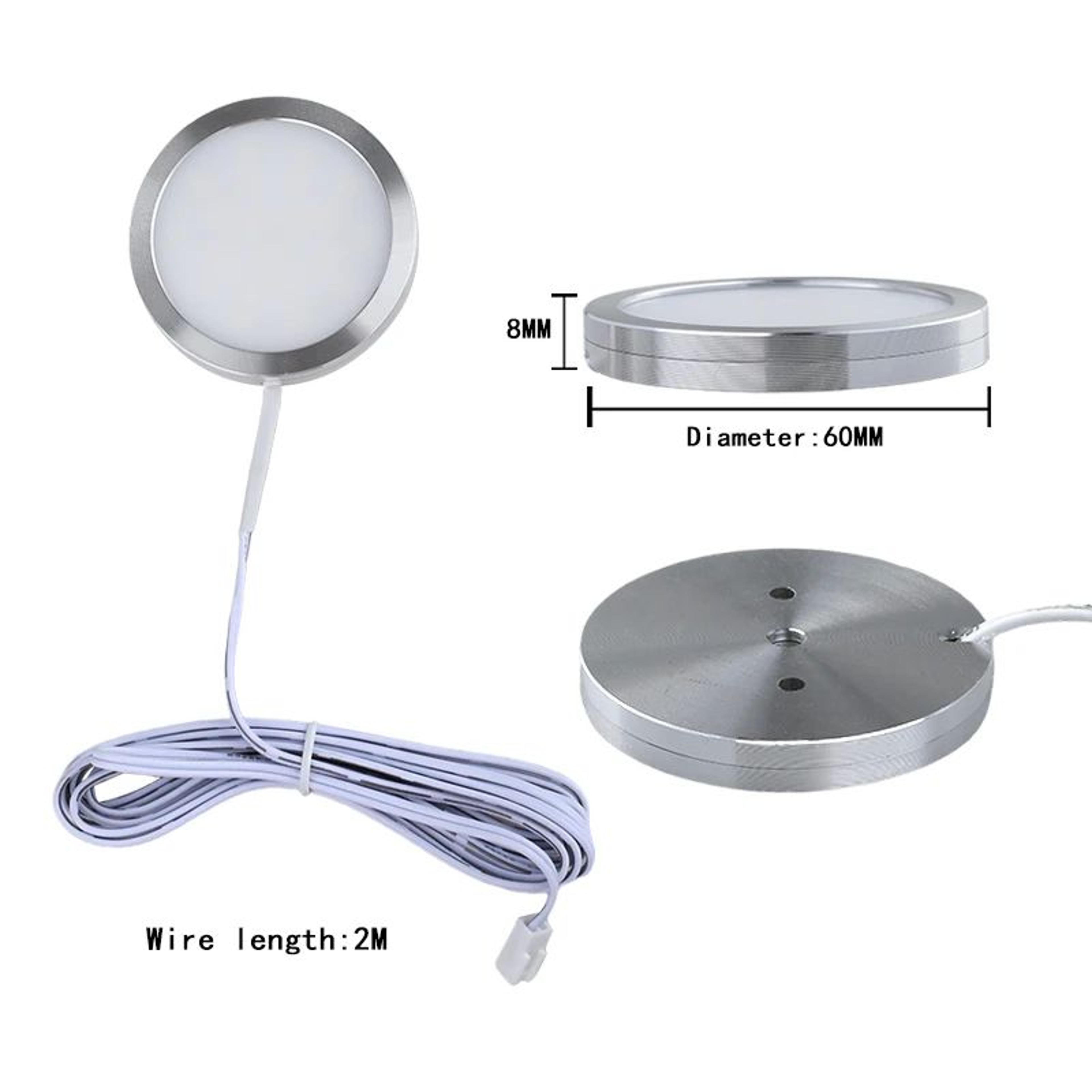 12V Remote Control LED Cabinet Puck Lights 1