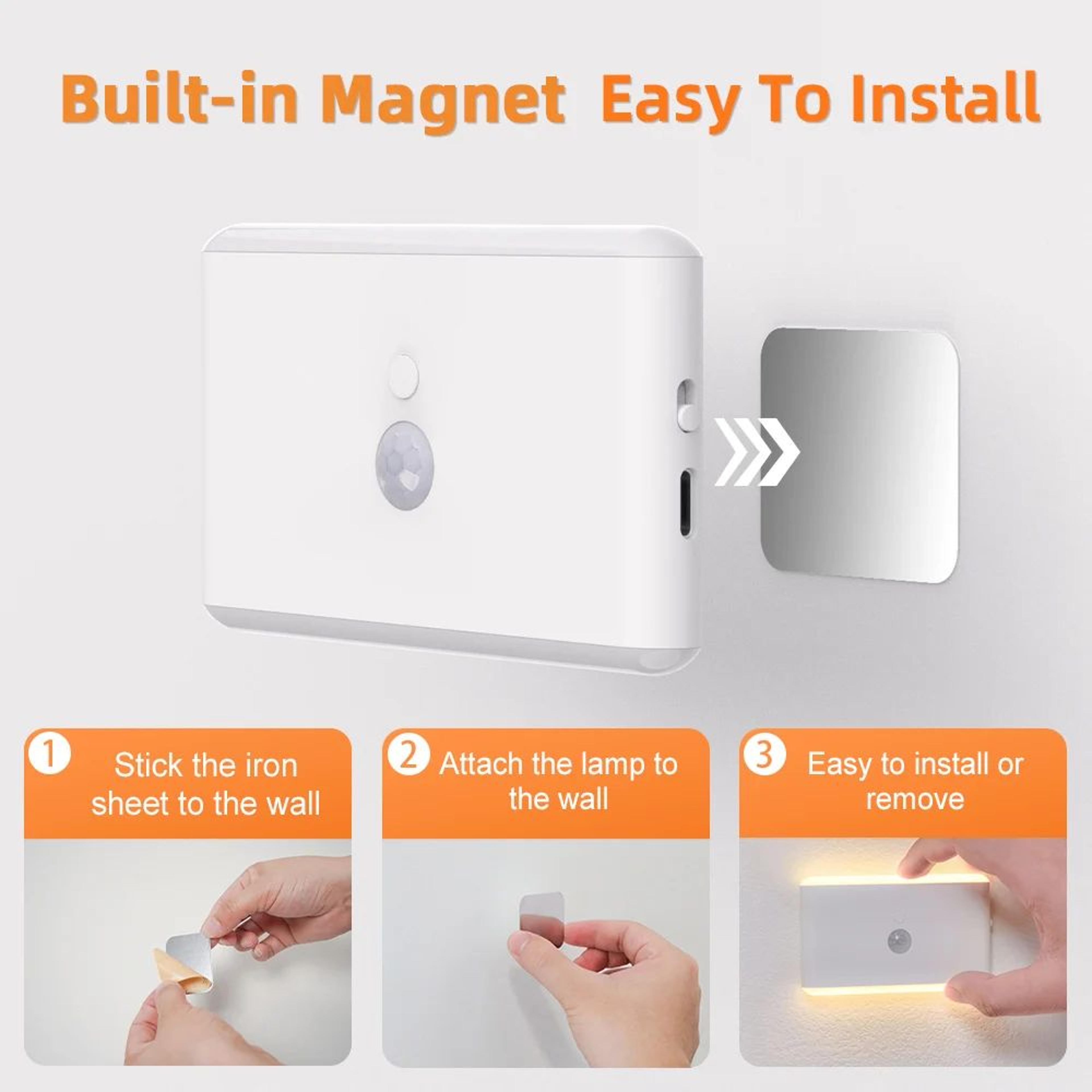 RGB Gradient Smart Motion Sensor Night Light 5