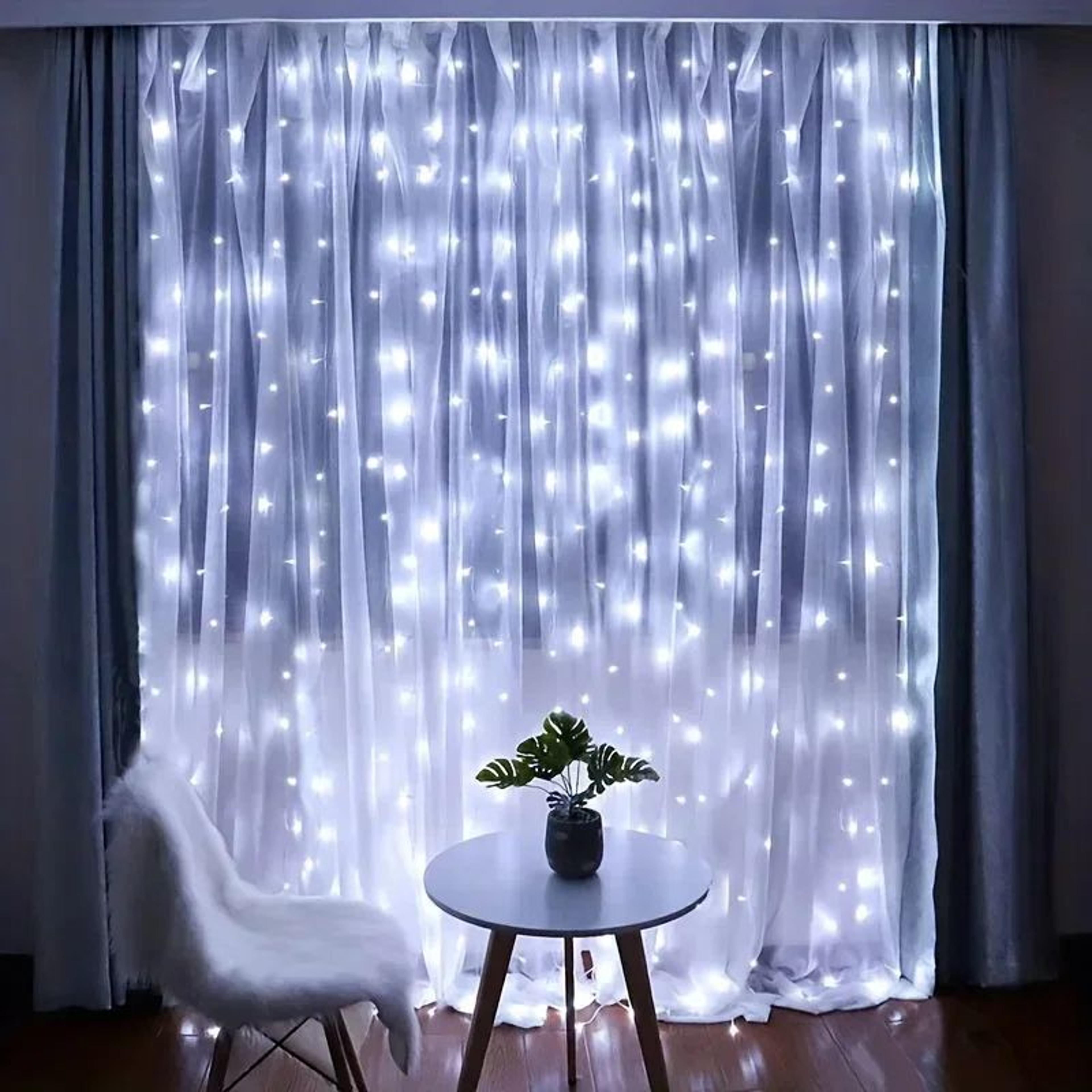 Remote Control USB LED Curtain Fairy Lights 3