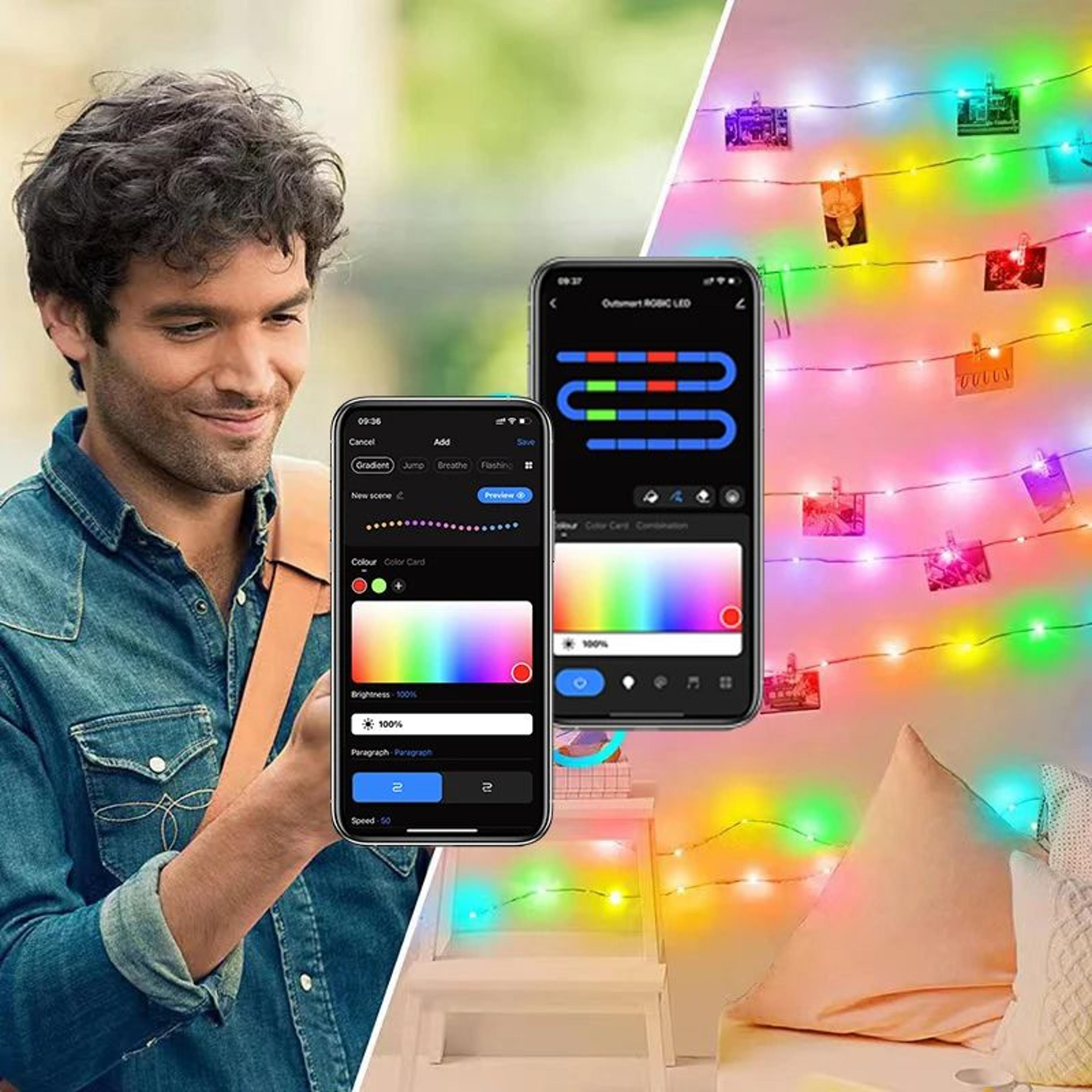 Tuya RGBIC Smart LED String Lights 3