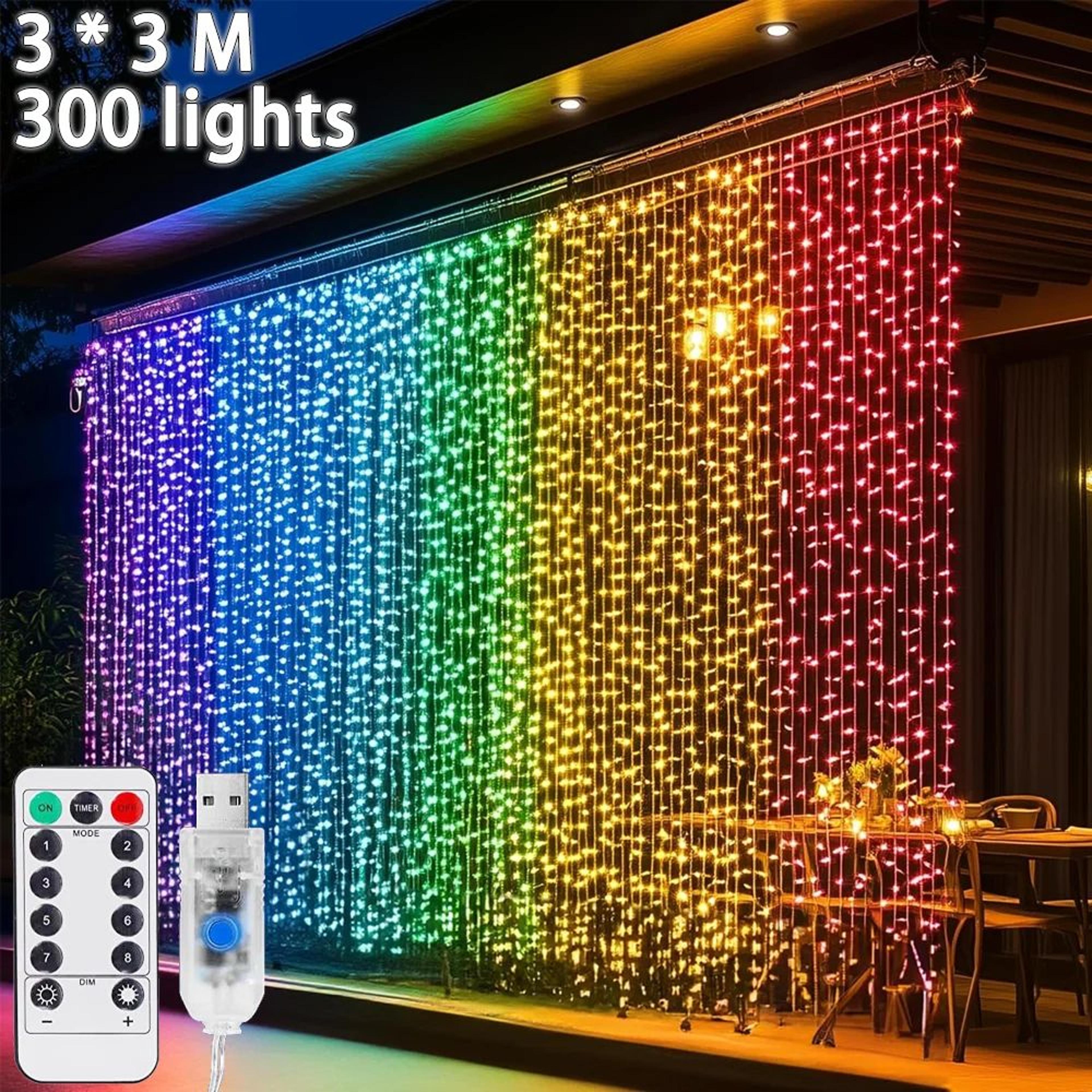 usb led fairy curtain lights