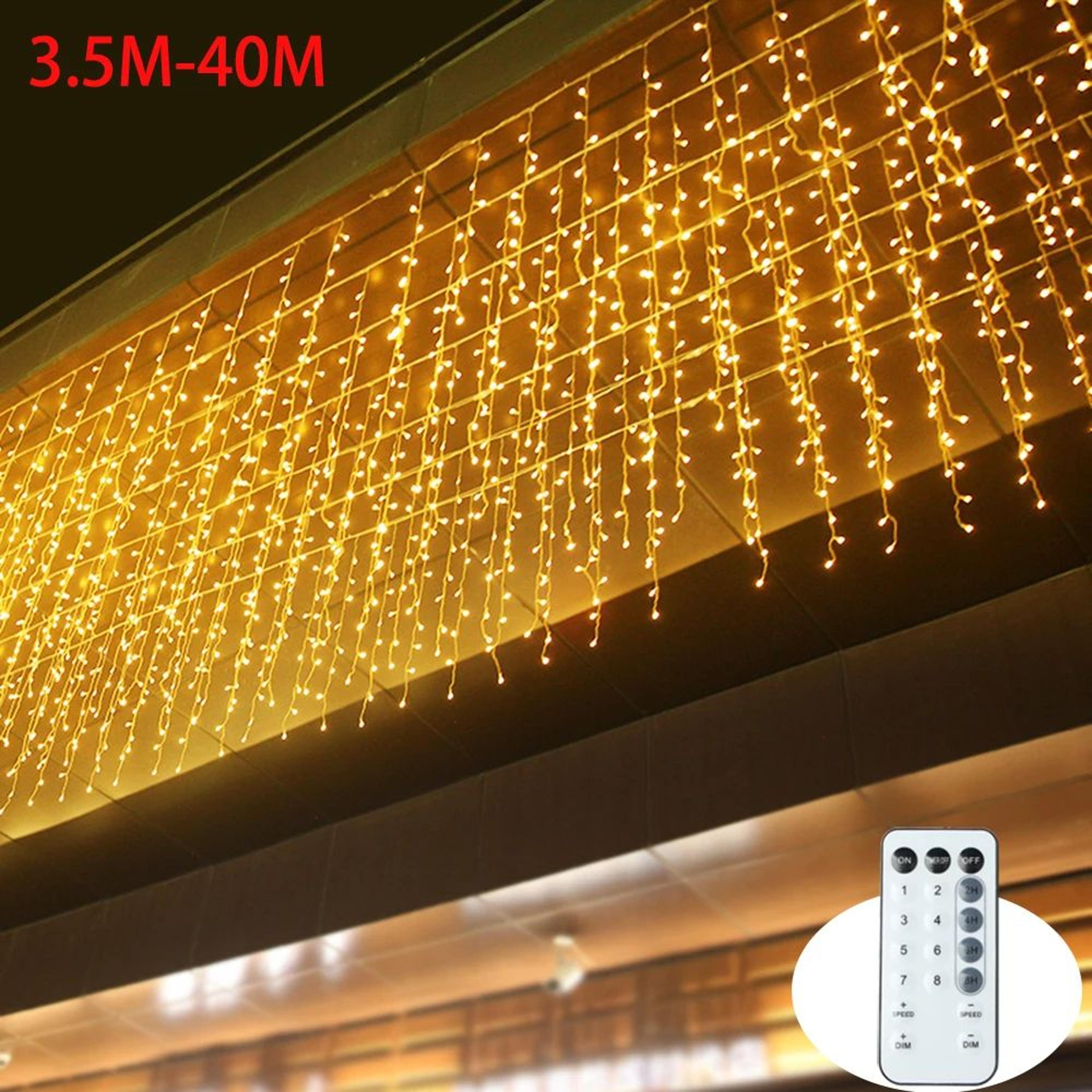 Outdoor Cascading LED Icicle Lights 0