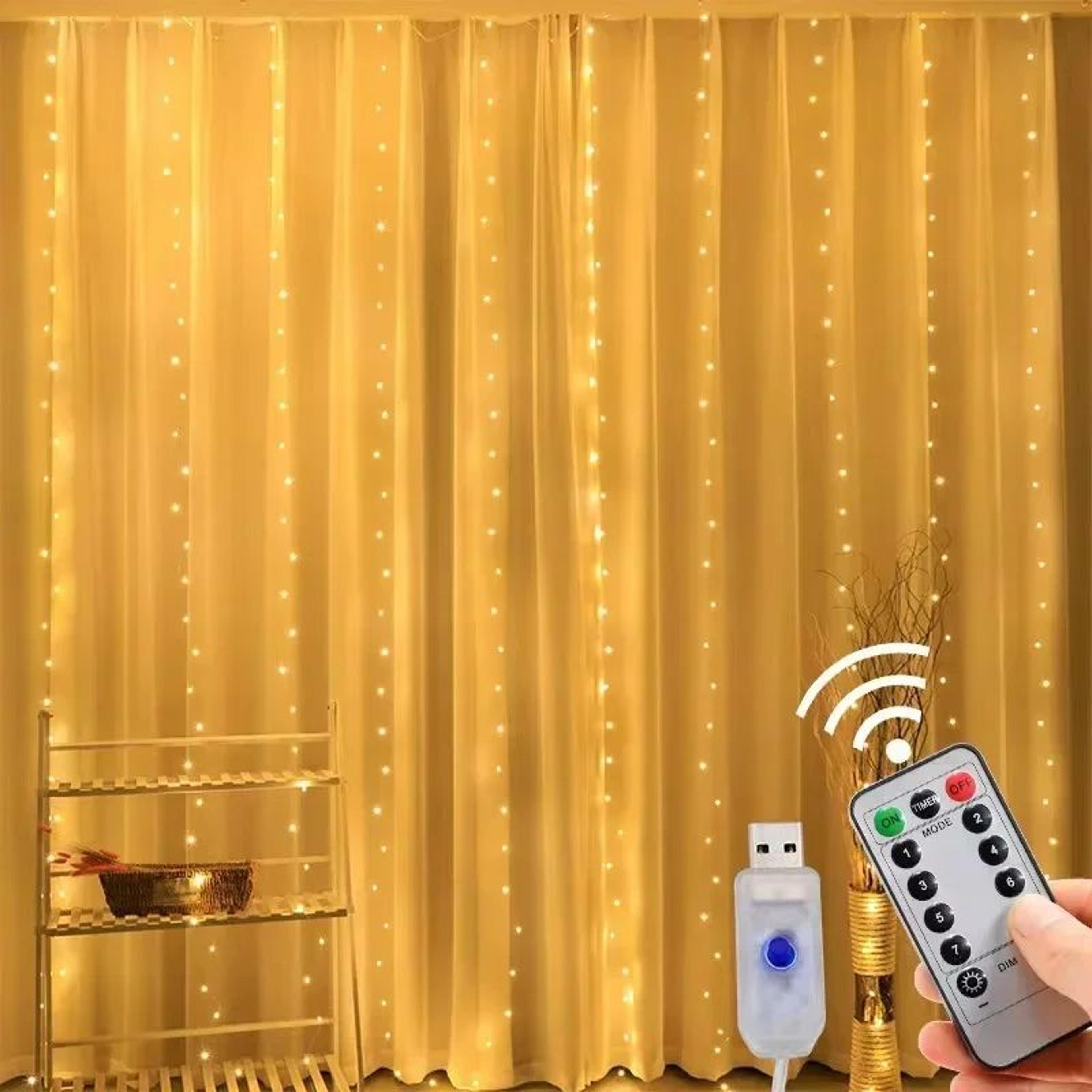 USB Window Fairy Lights With Remote 7