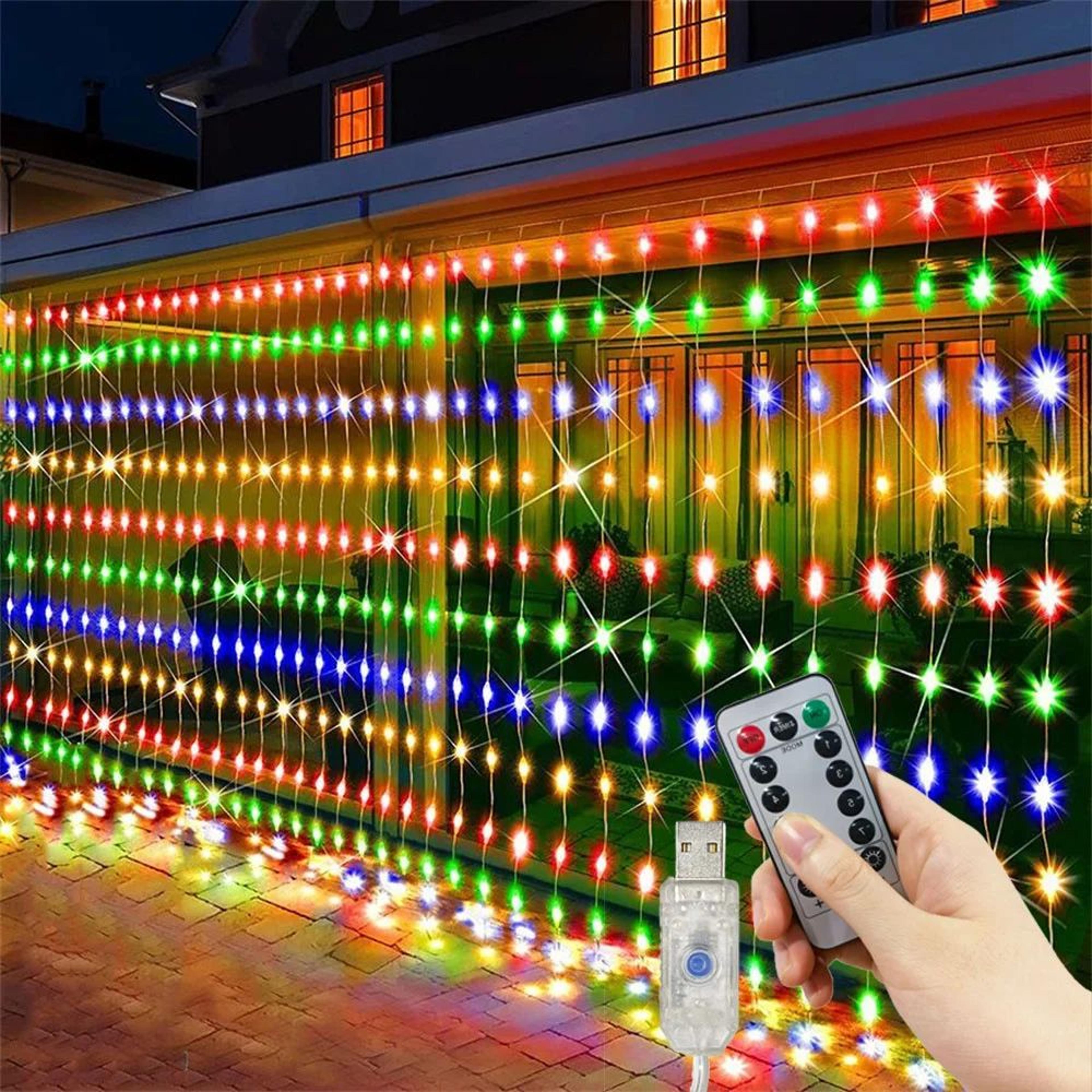 USB Festive Window Curtain Lights 0