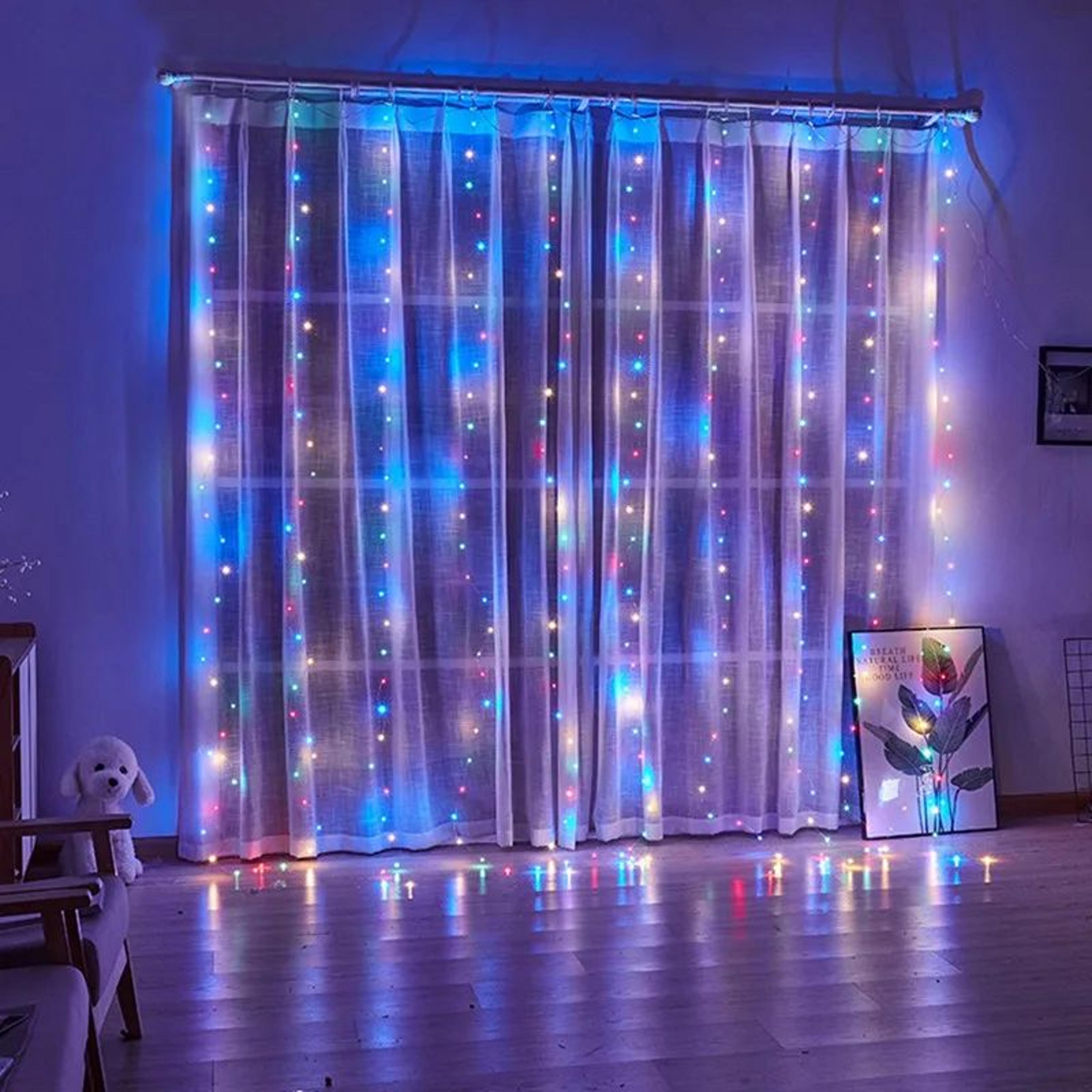 Dimmable USB Garland Curtain Lights 2