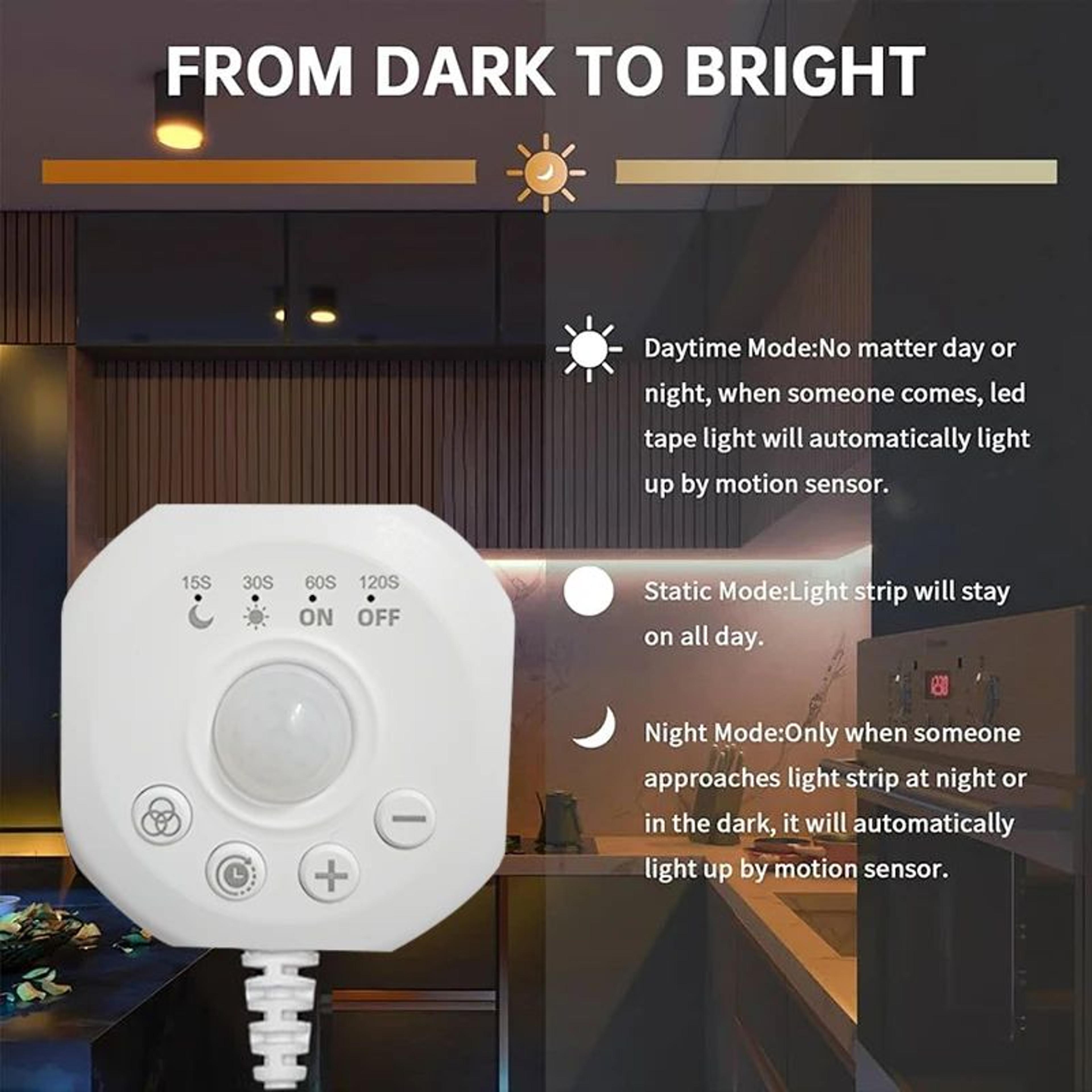 Motion Sensor Chase Effect LED Strip Lights 3