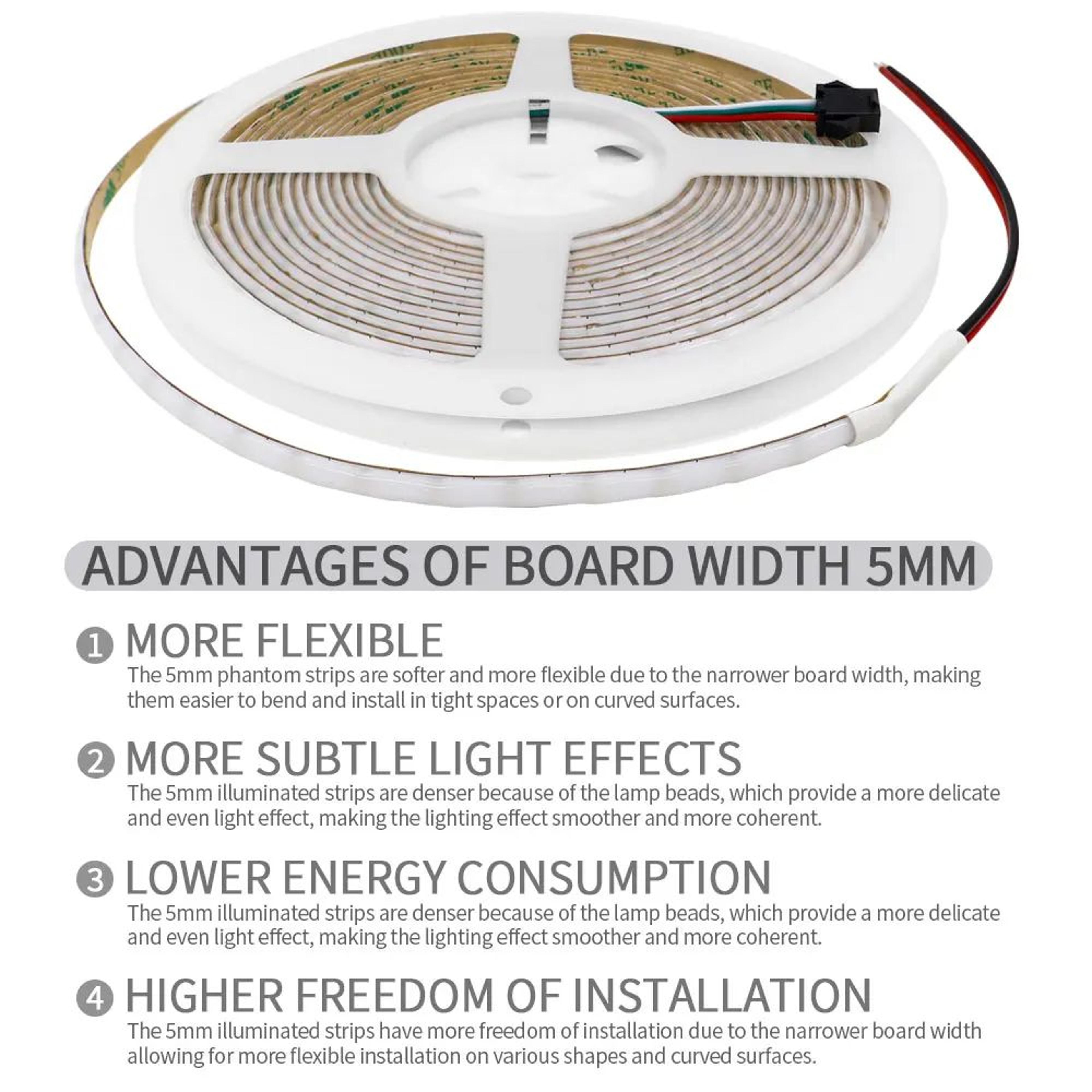 WS2812B High Density RGBIC COB LED Strip 2