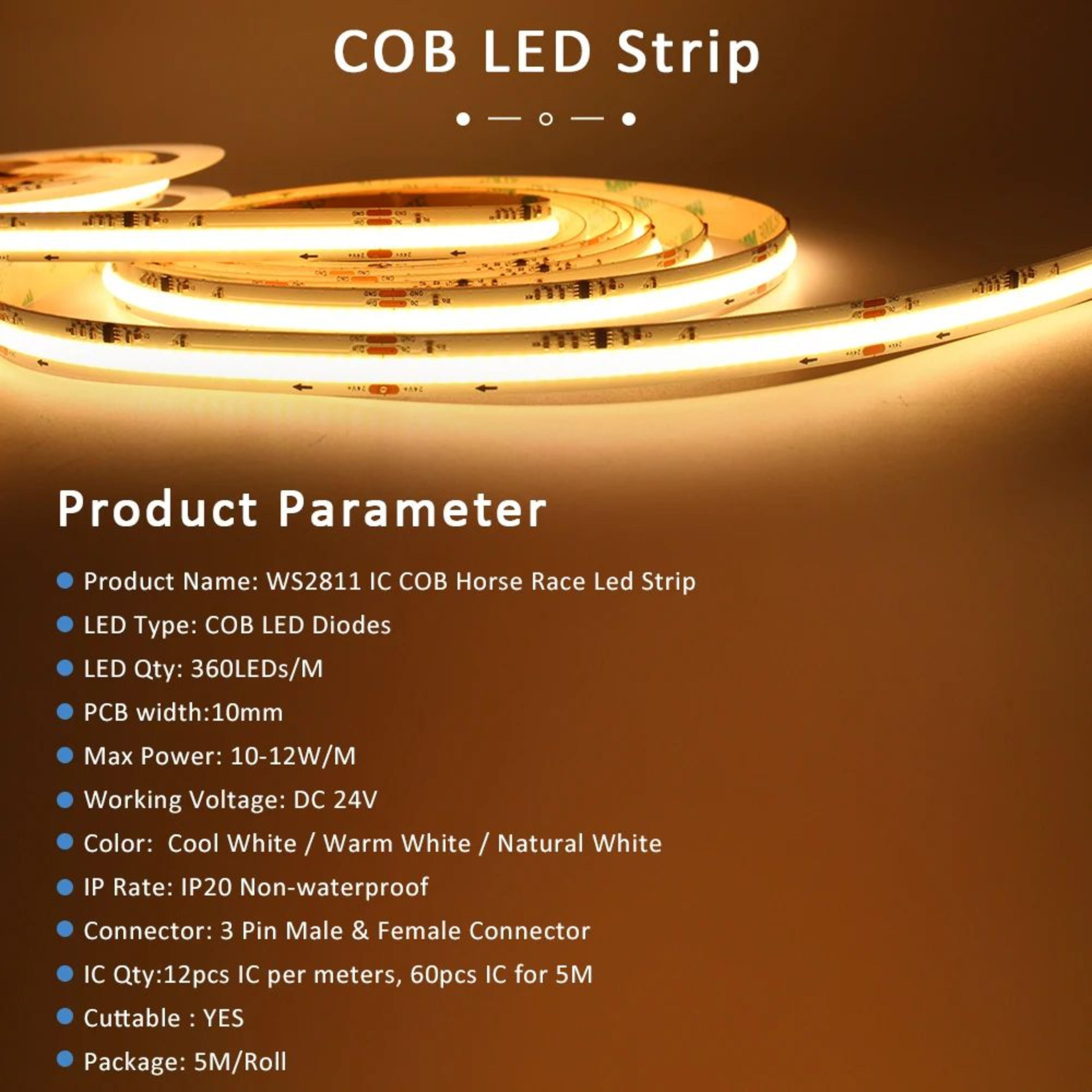 WS2811 Motion Sensor Stair LED Strip Lights 1