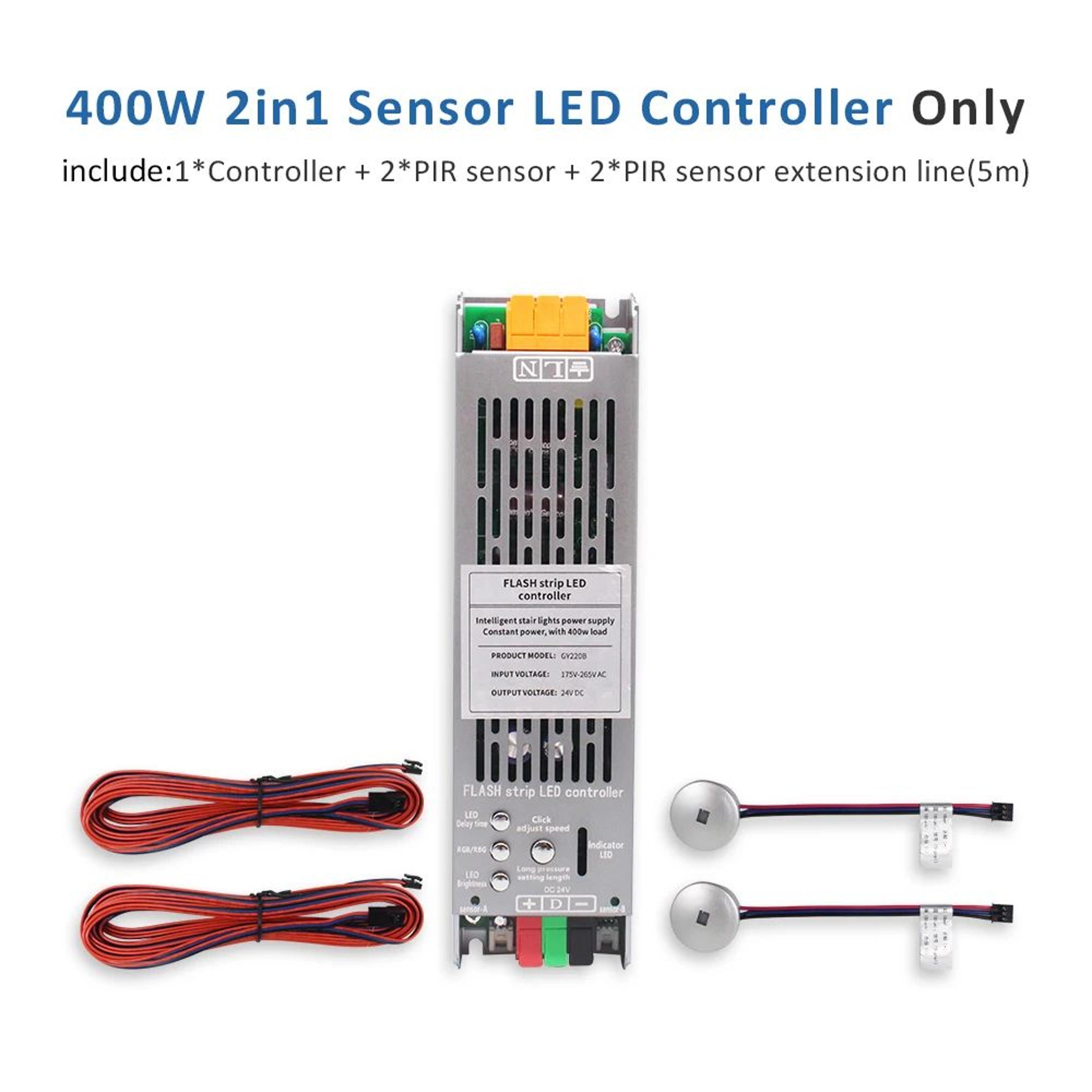 WS2811 Motion Sensor Stair LED Strip Lights 11