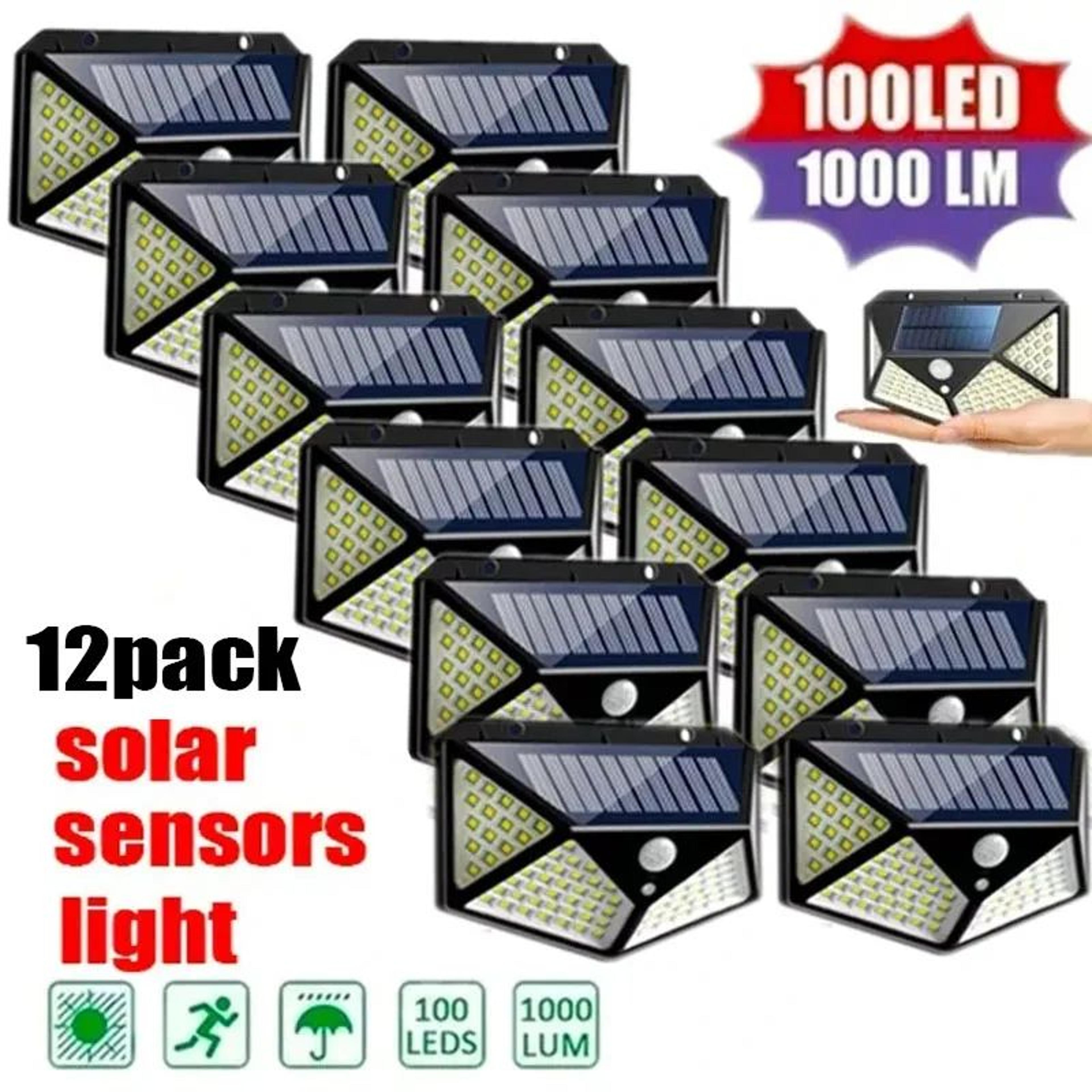 12 Pack Solar Motion Sensor Wall Lights 0