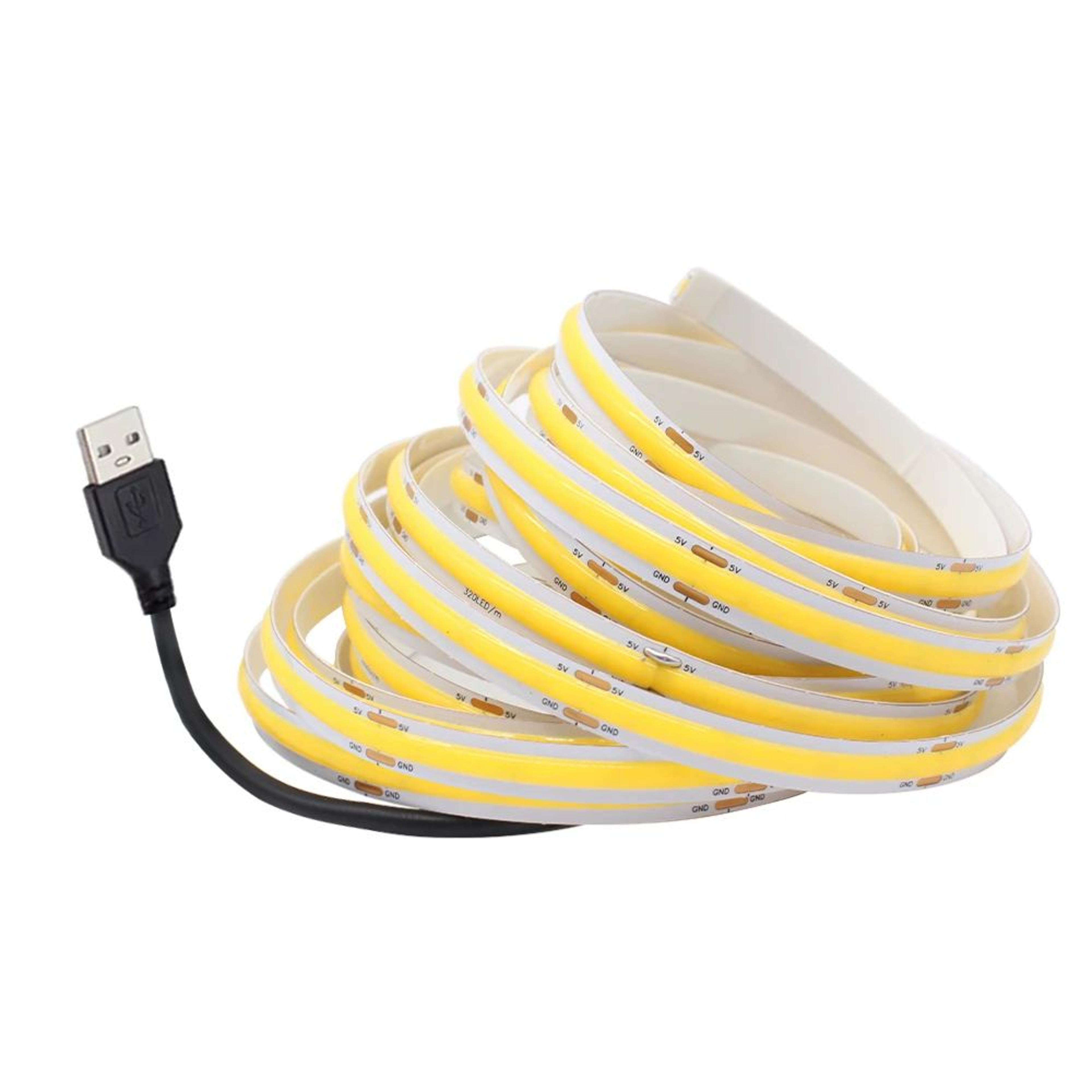Dimmable USB COB Light Strip 0