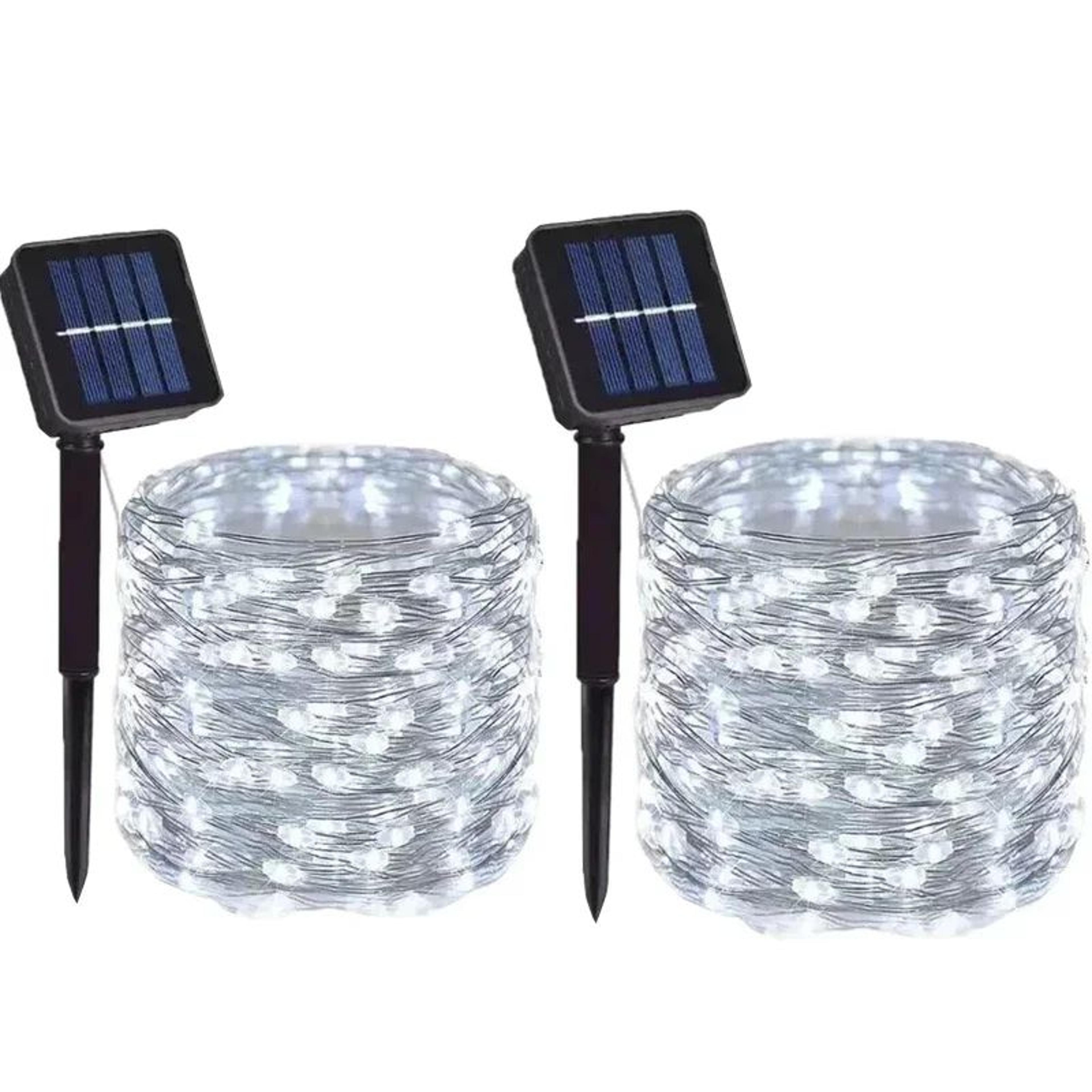 Eight Mode Solar Copper Wire Fairy Lights 13