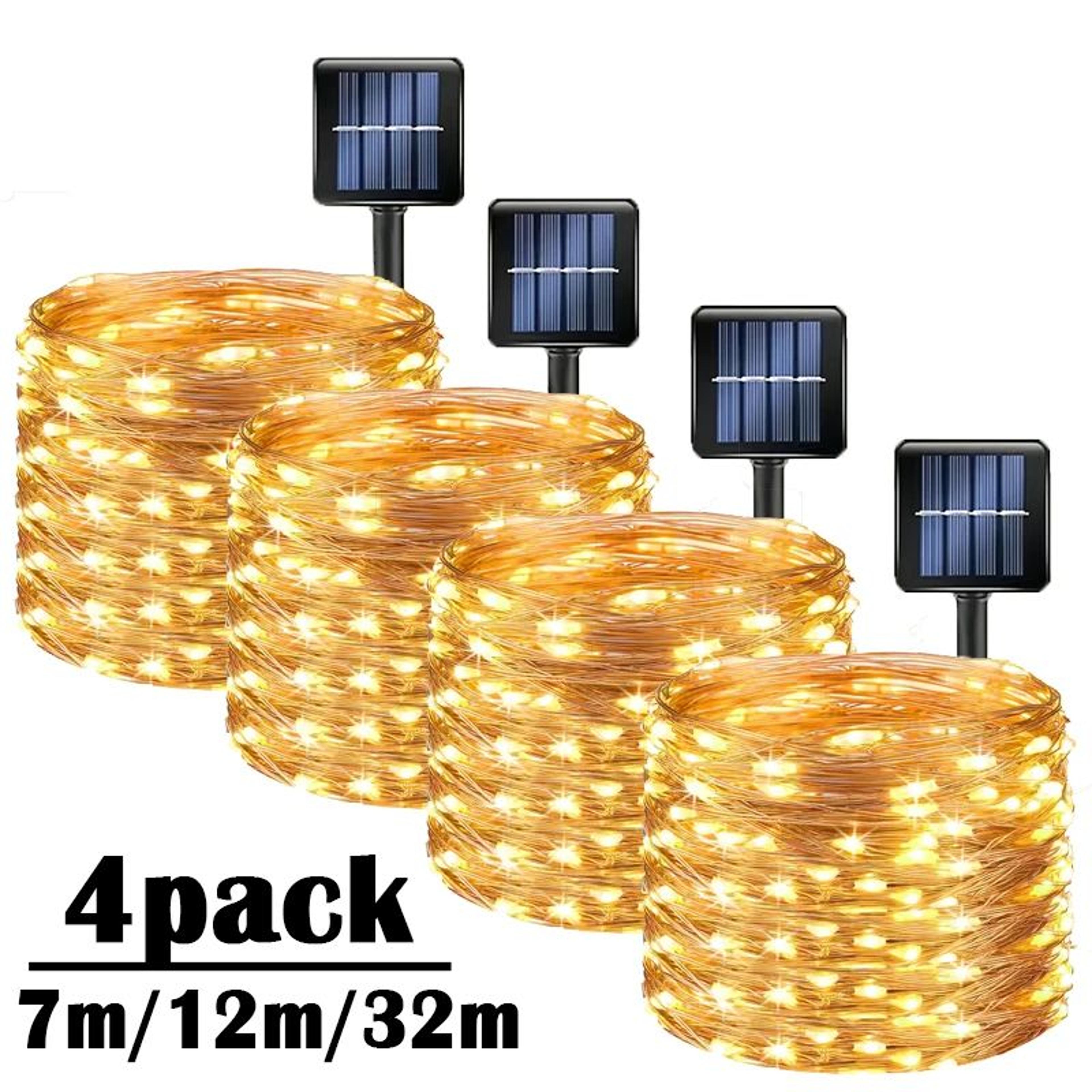 Eight Mode Solar Copper Wire Fairy Lights 0