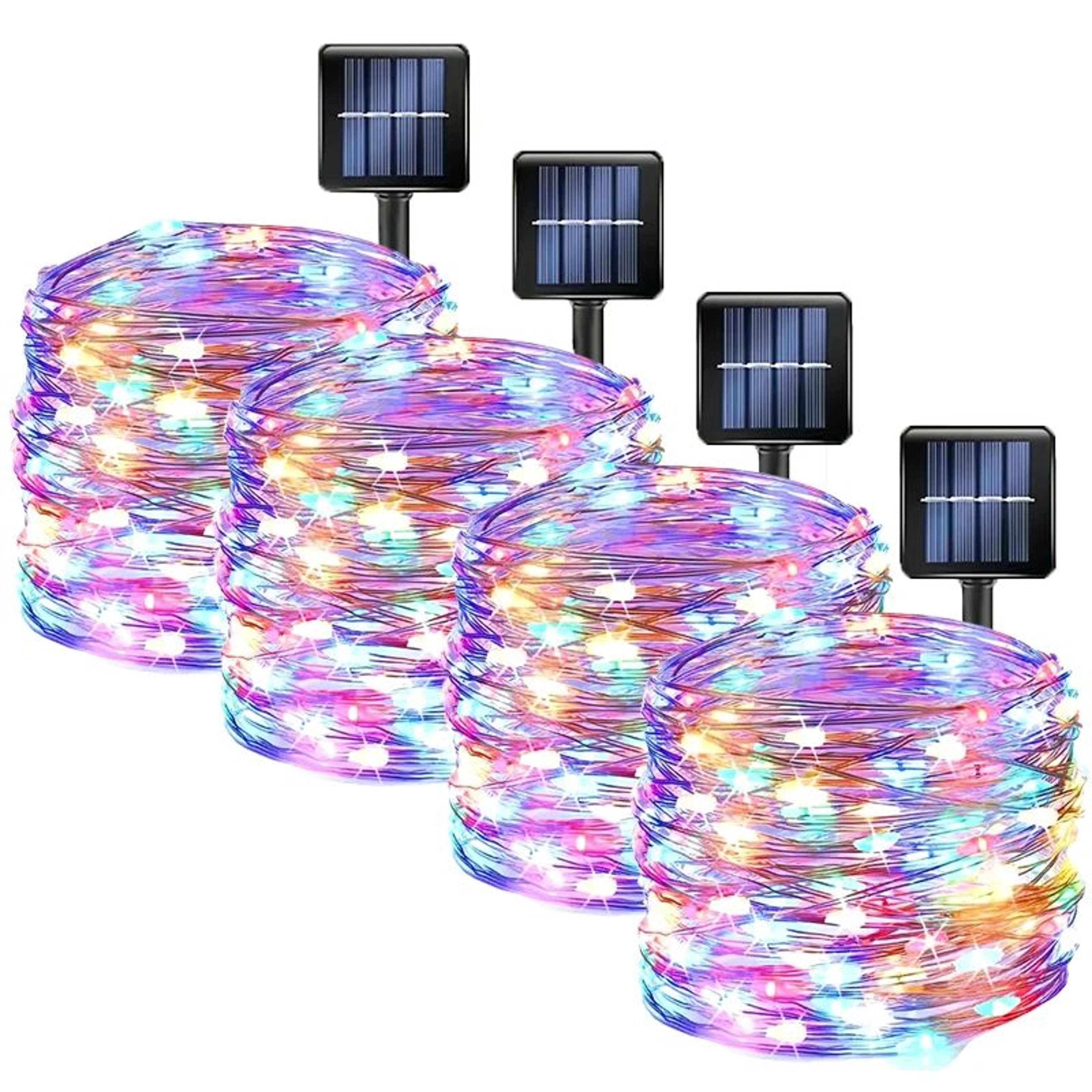 Eight Mode Solar Copper Wire Fairy Lights 8