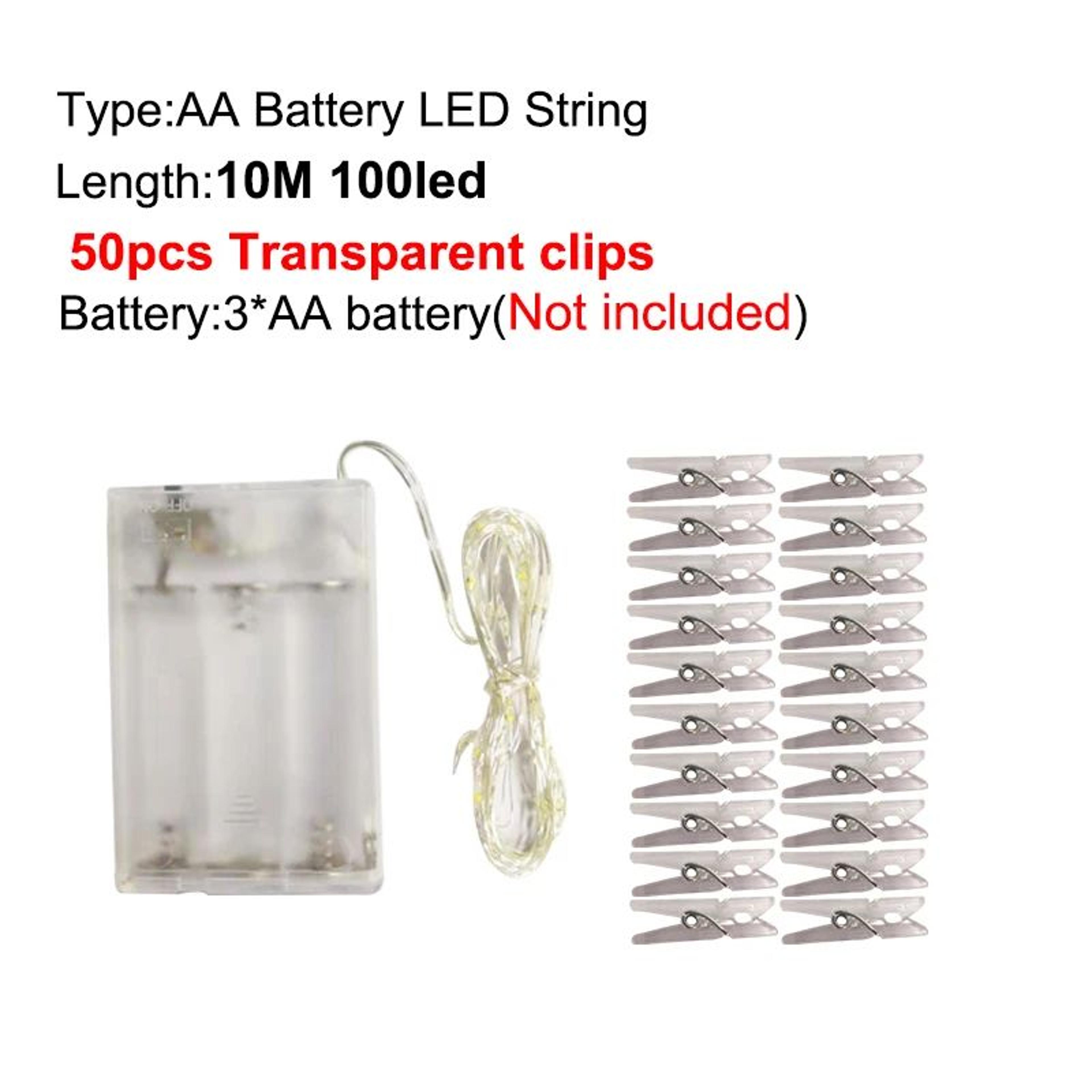 LED Photo Clip Fairy String Lights 12