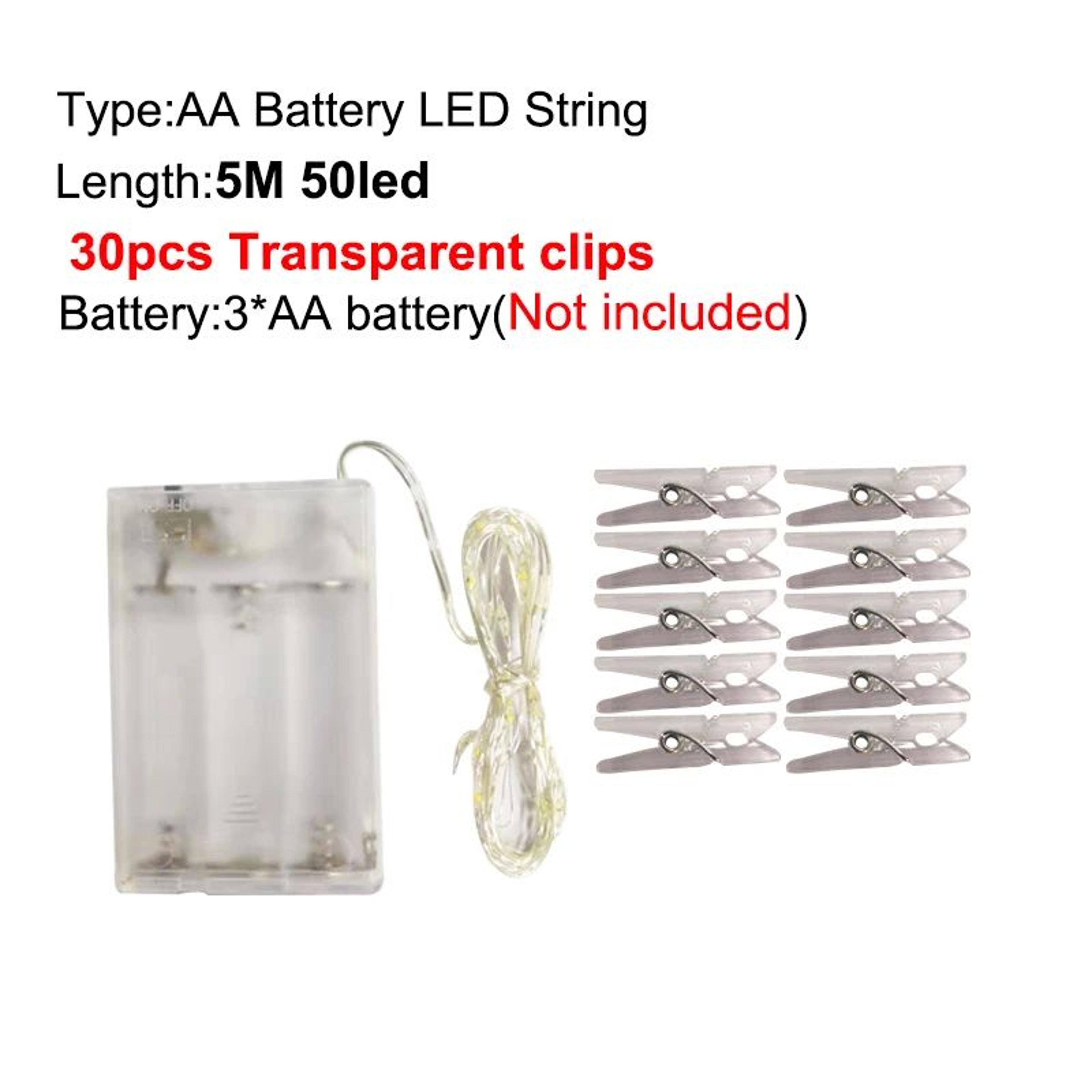 LED Photo Clip Fairy String Lights 10