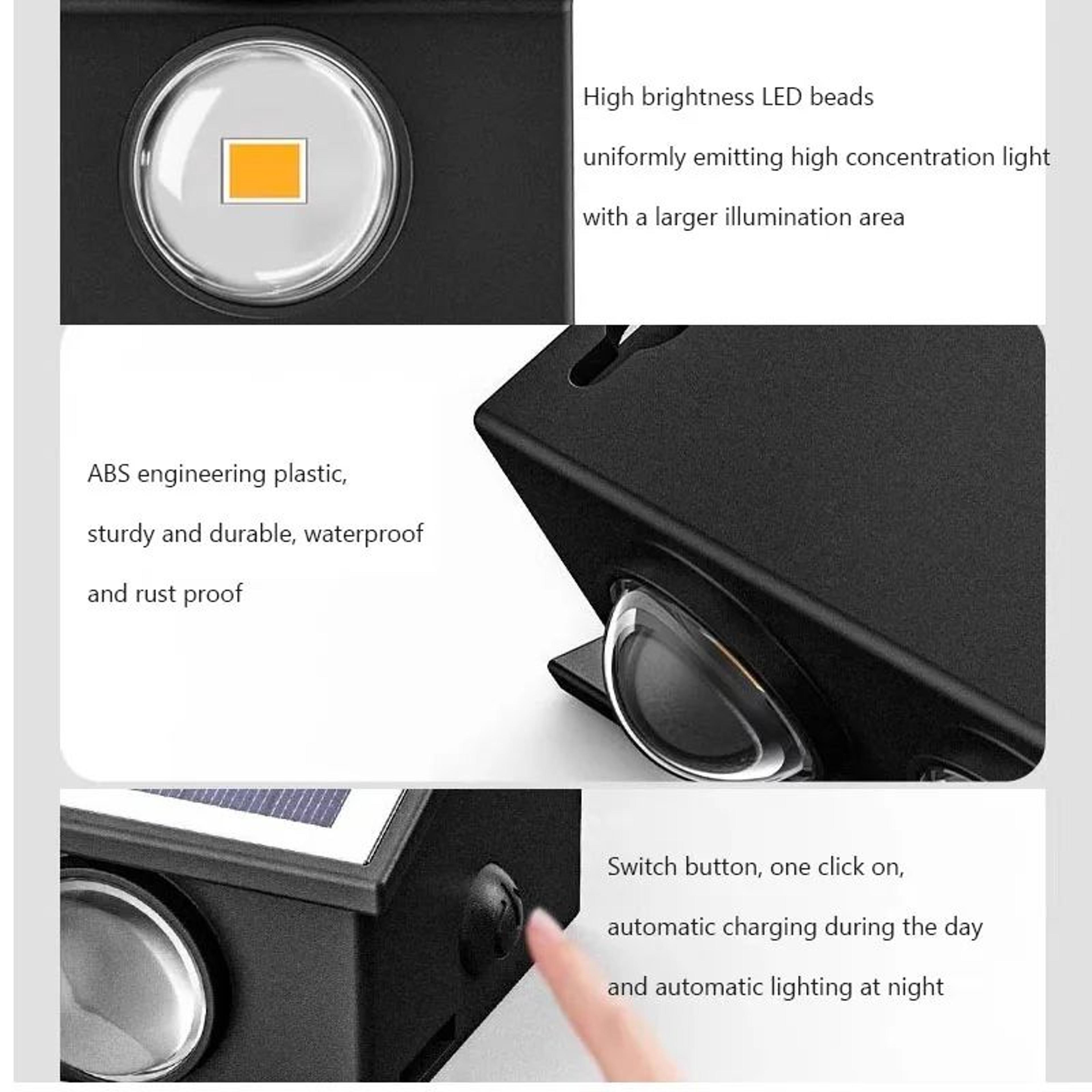 Up And Down Solar Wall Lights 3