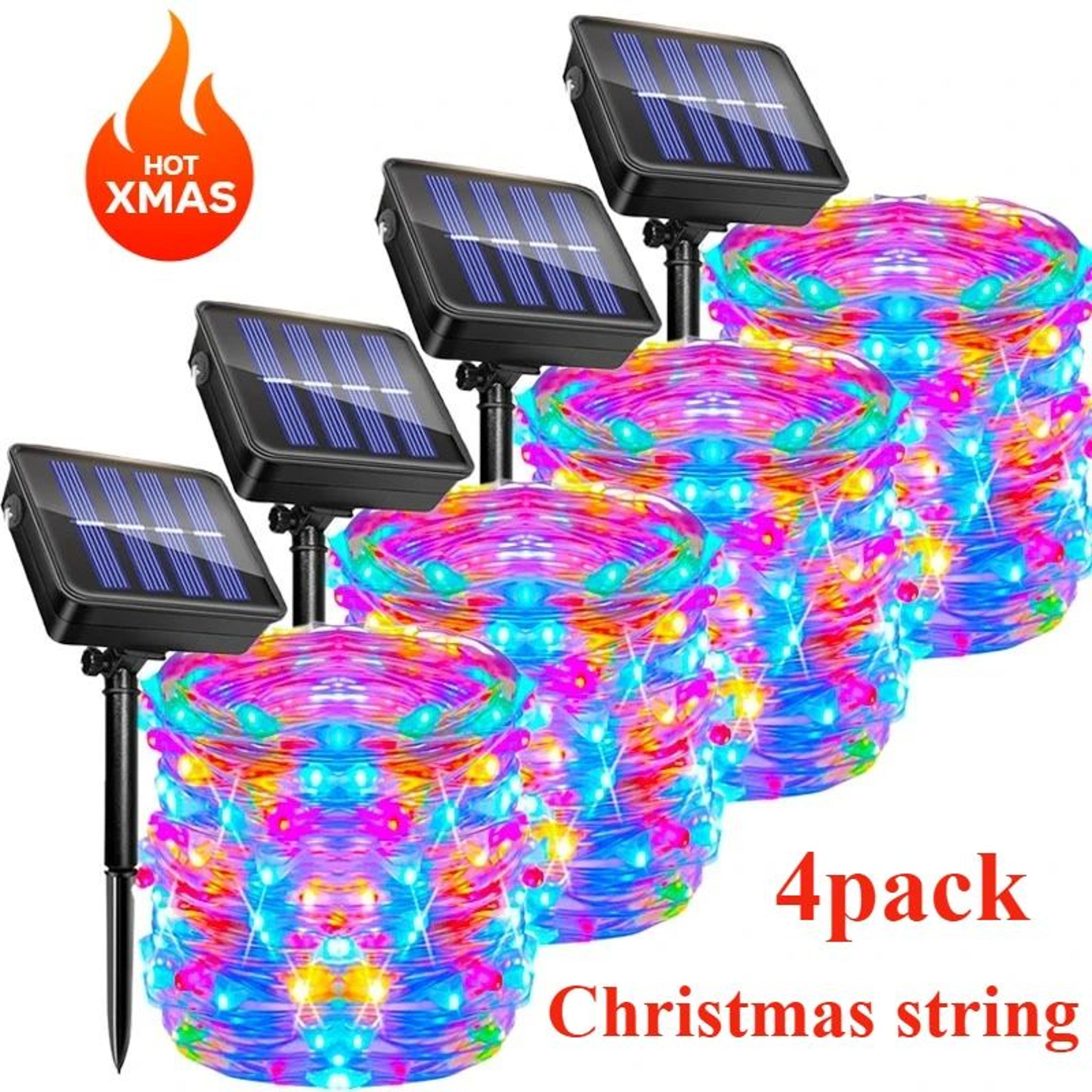 IP65 Eight Mode Solar Fairy Lights 0