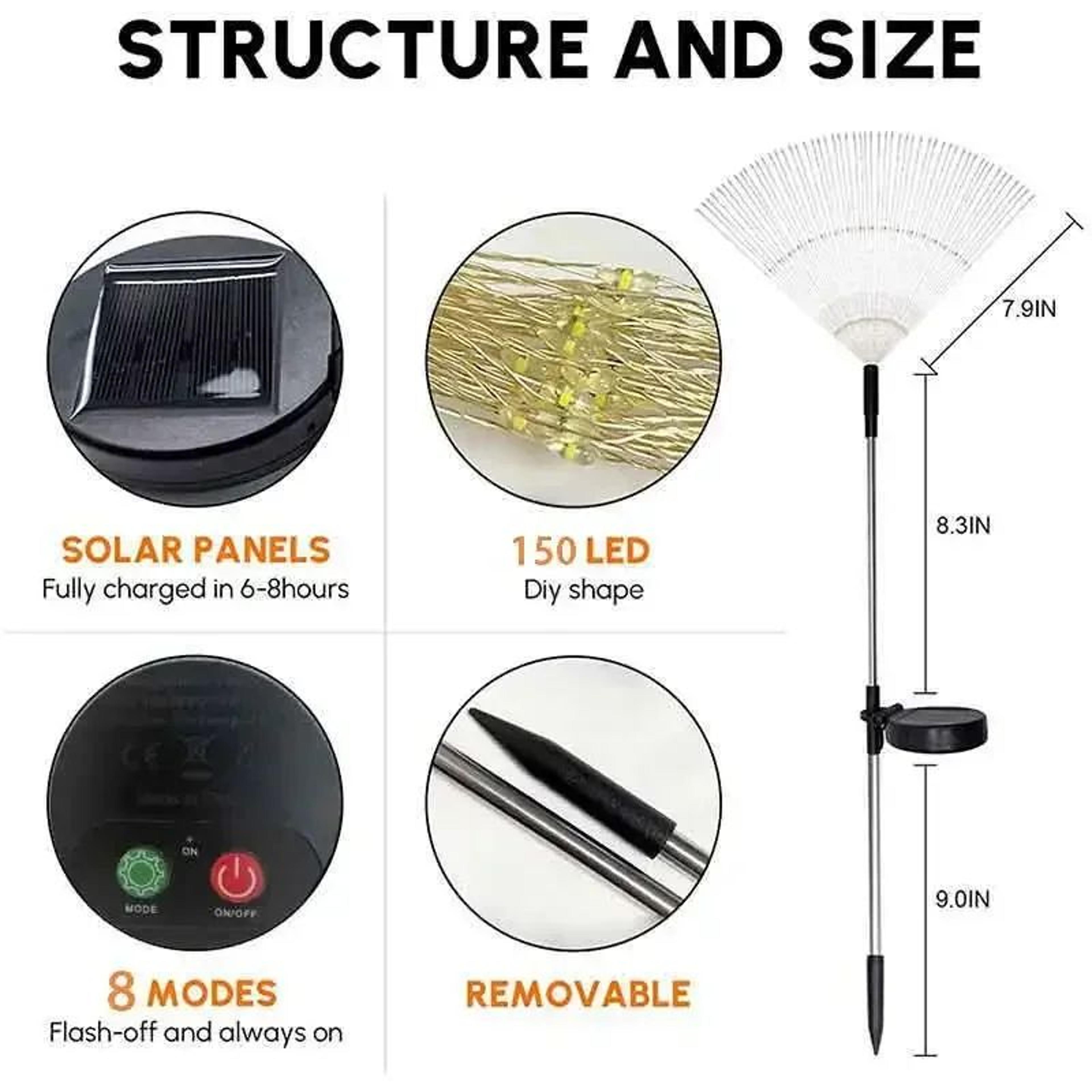Solar Dandelion Firework Garden Lights 1