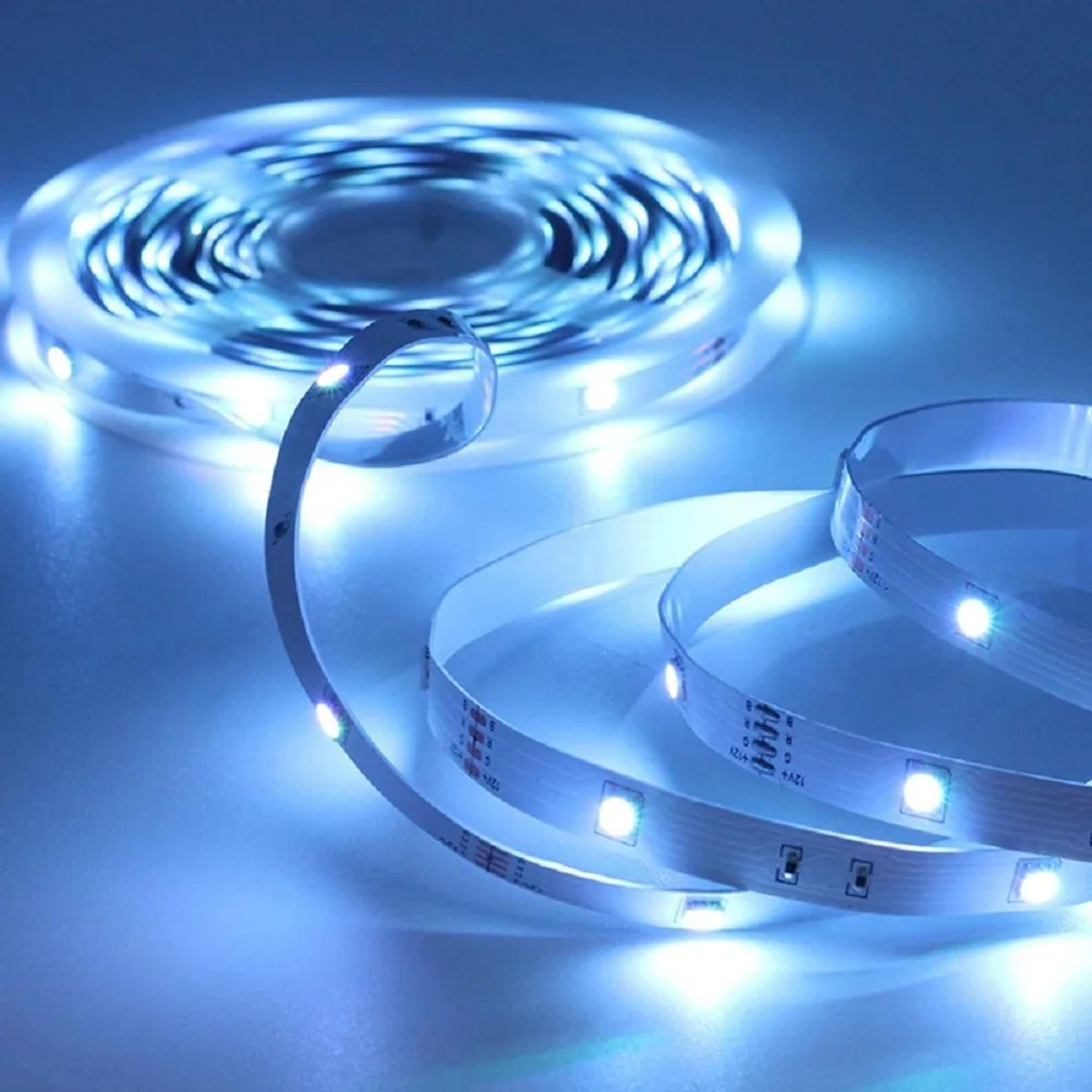 USB RGB LED Strip Lights With 24 Key Remote 5
