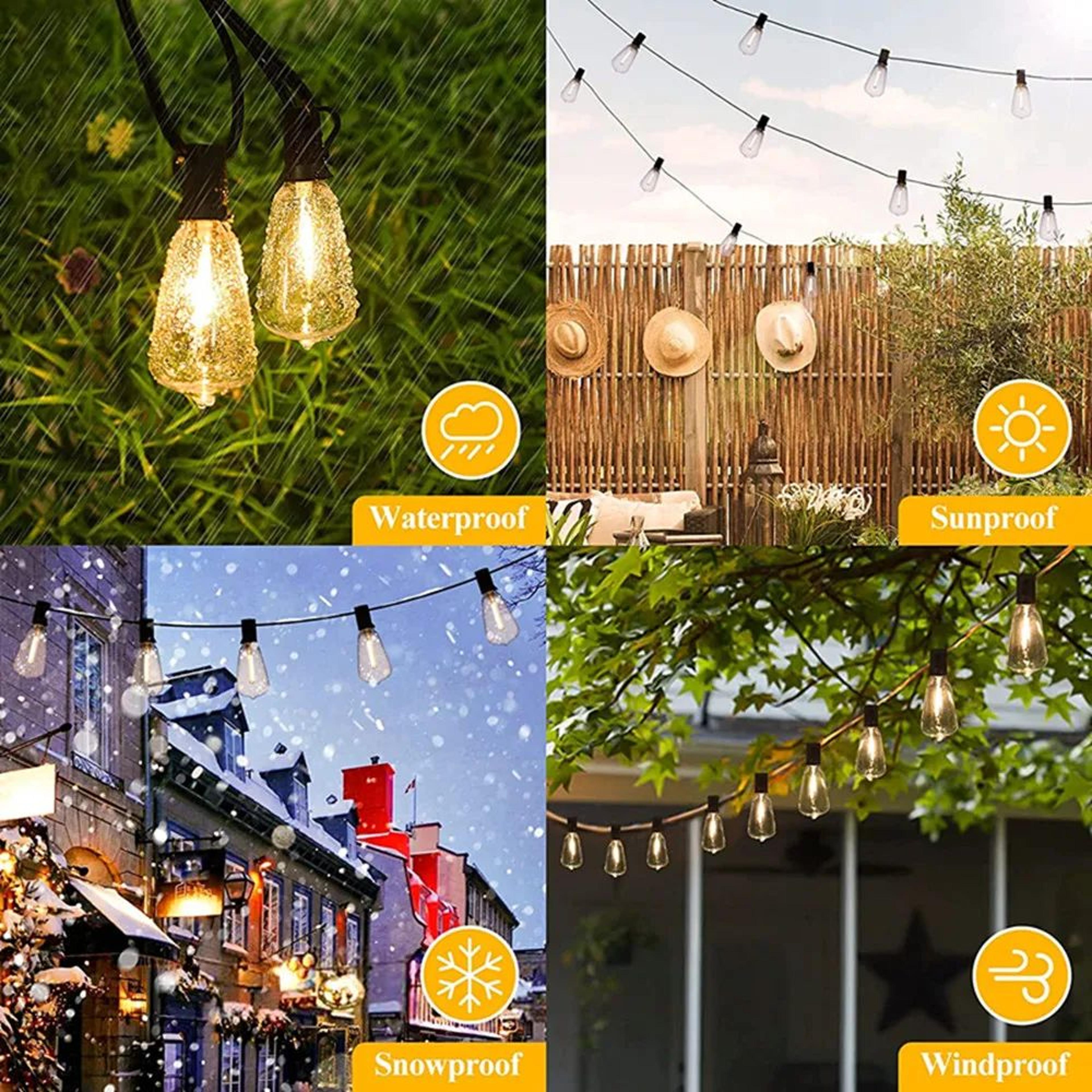 ST38 Shatterproof Waterproof Patio String Lights 4