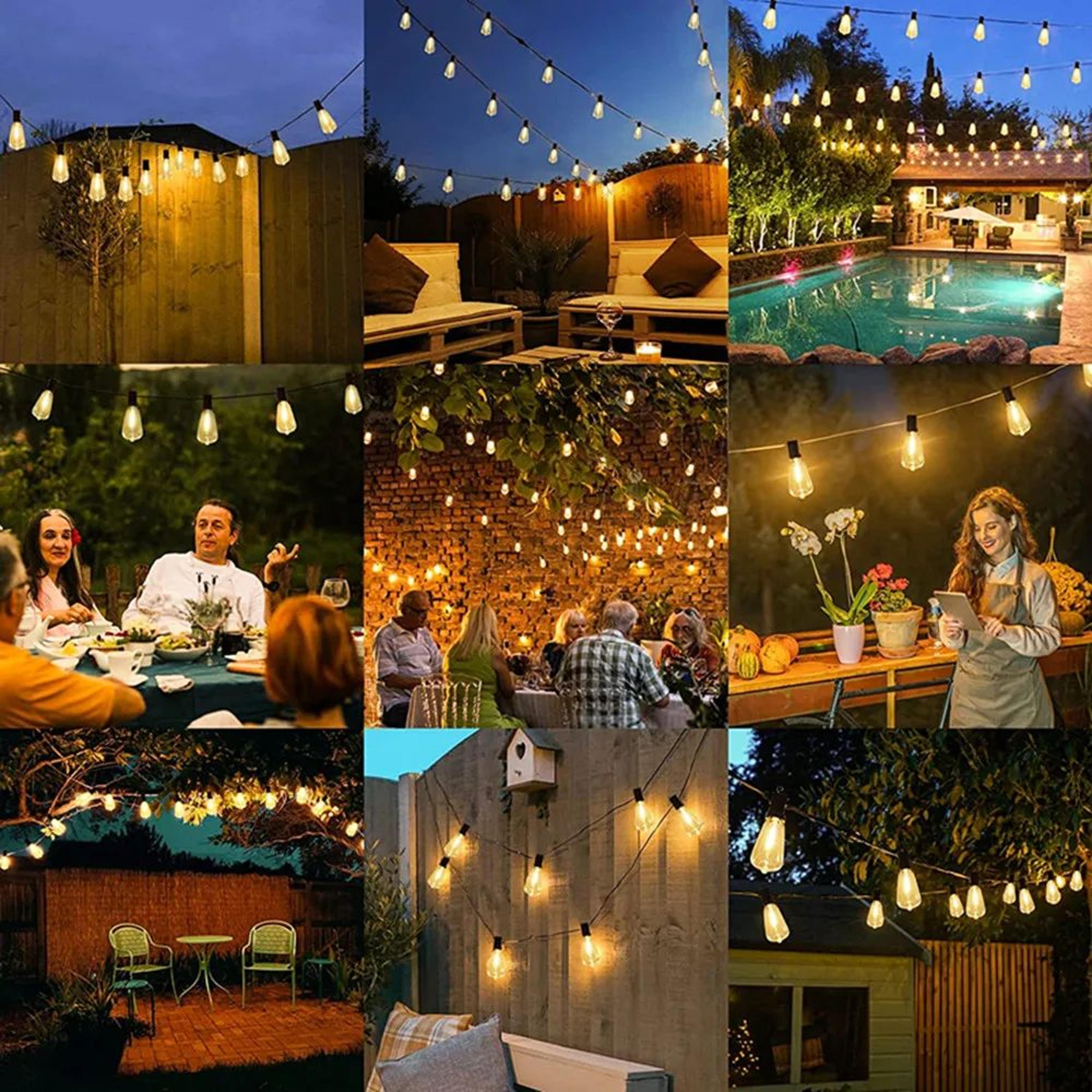 ST38 Shatterproof Waterproof Patio String Lights 5