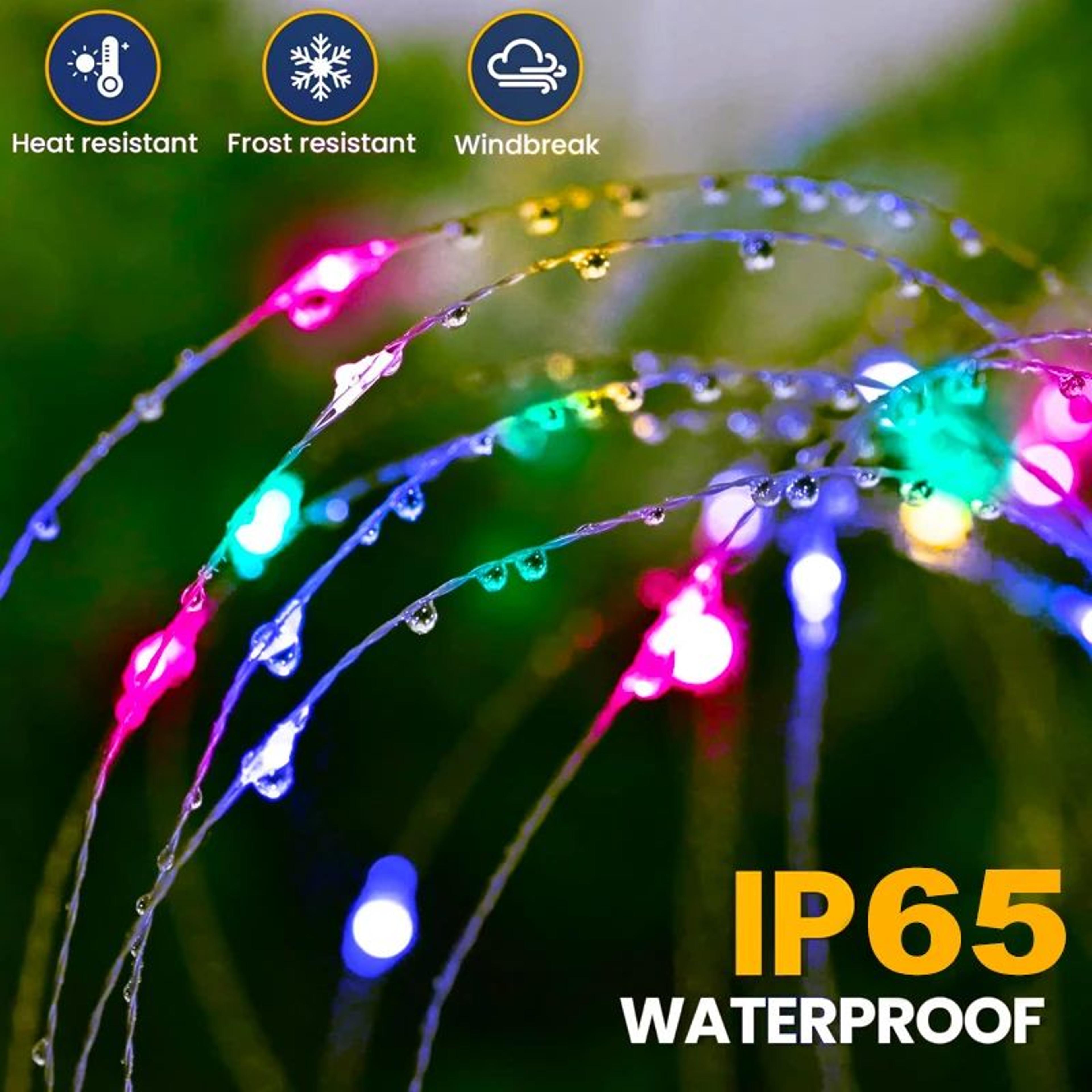 Solar Firework Garden Stake Lights 2