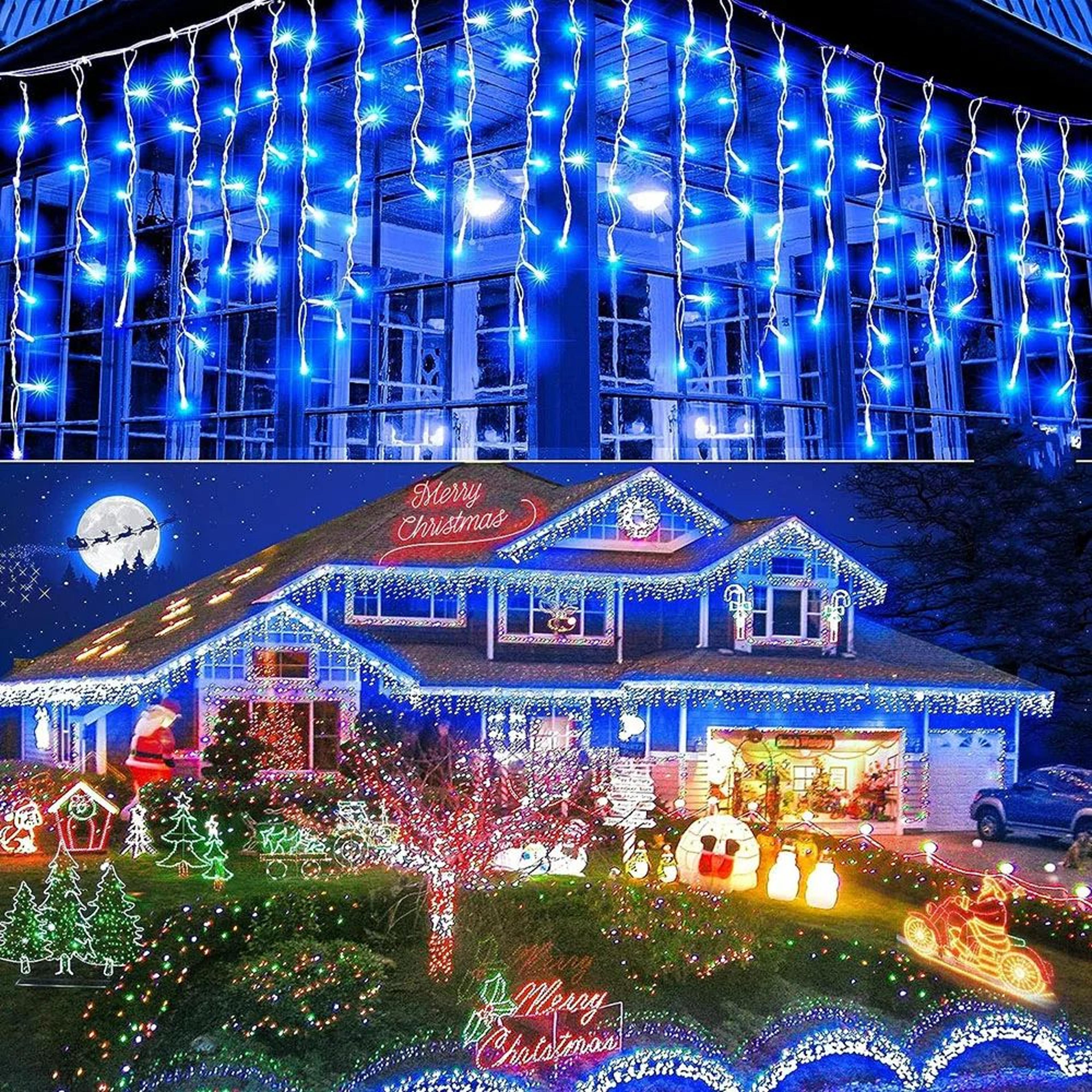 EverGlow Outdoor Icicle String Lights 6