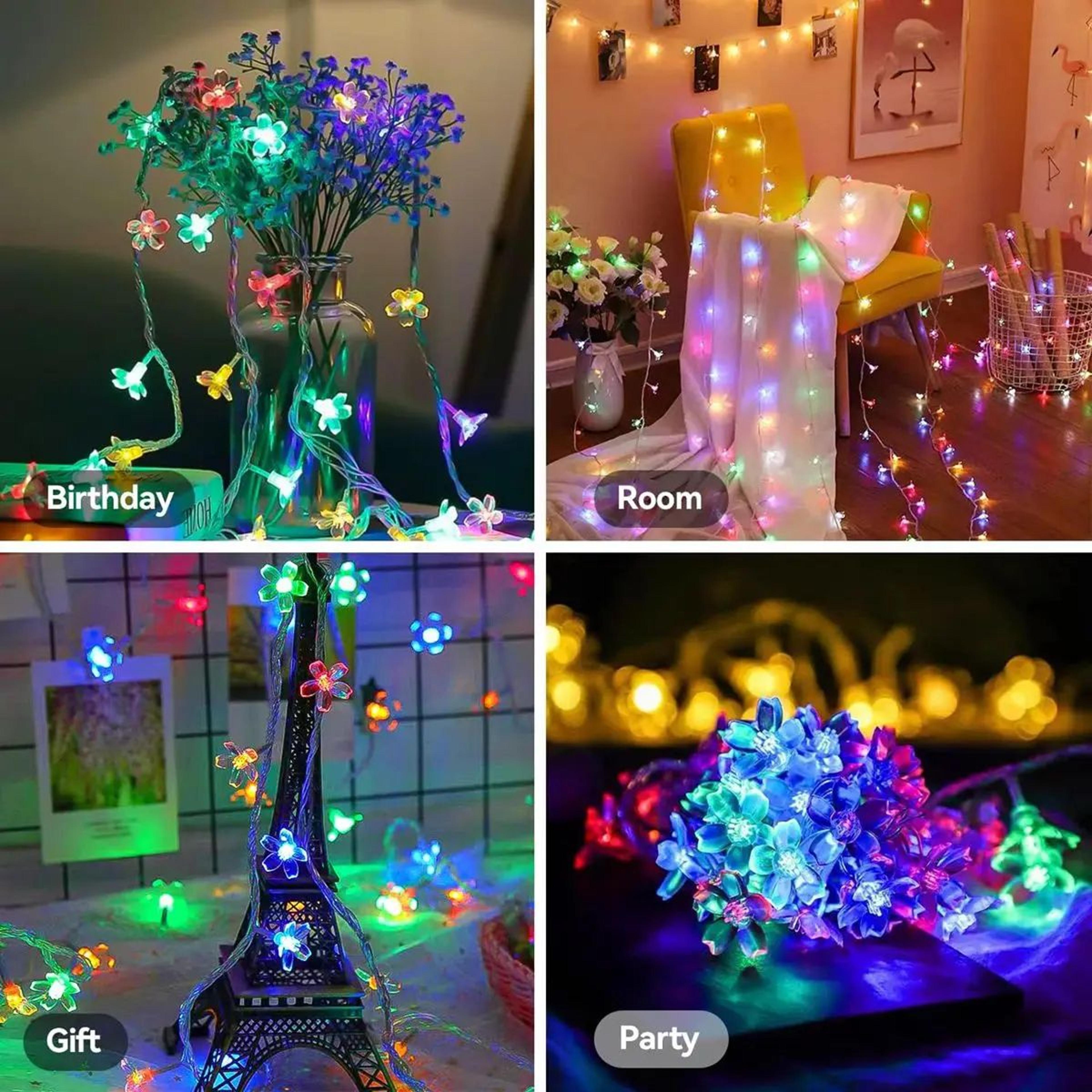 BloomGlow Cherry Blossom Fairy Lights 2