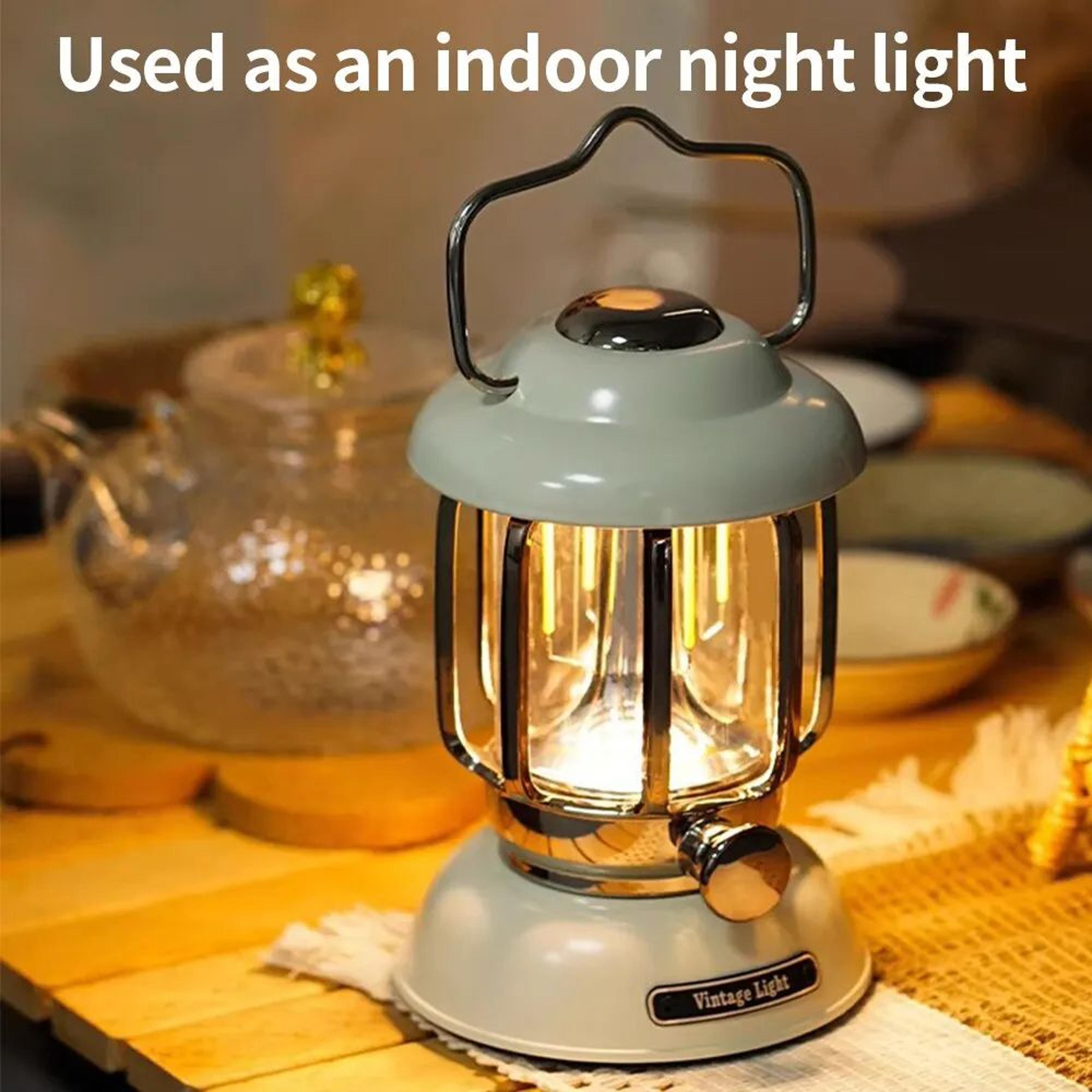 TrailGlow Rechargeable Retro Camping Lantern 2
