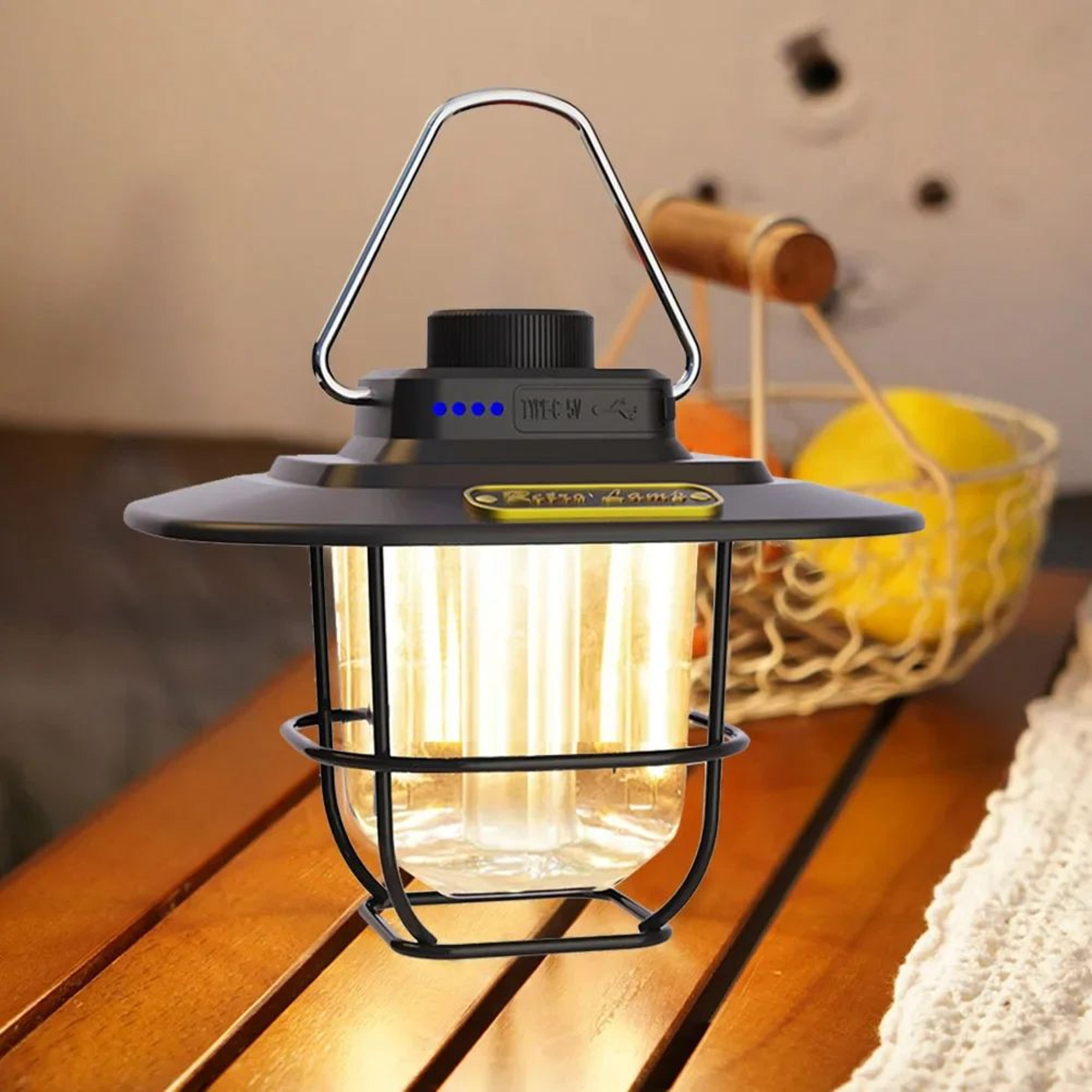 RoamGlow USB Rechargeable Retro Camping Lantern 2