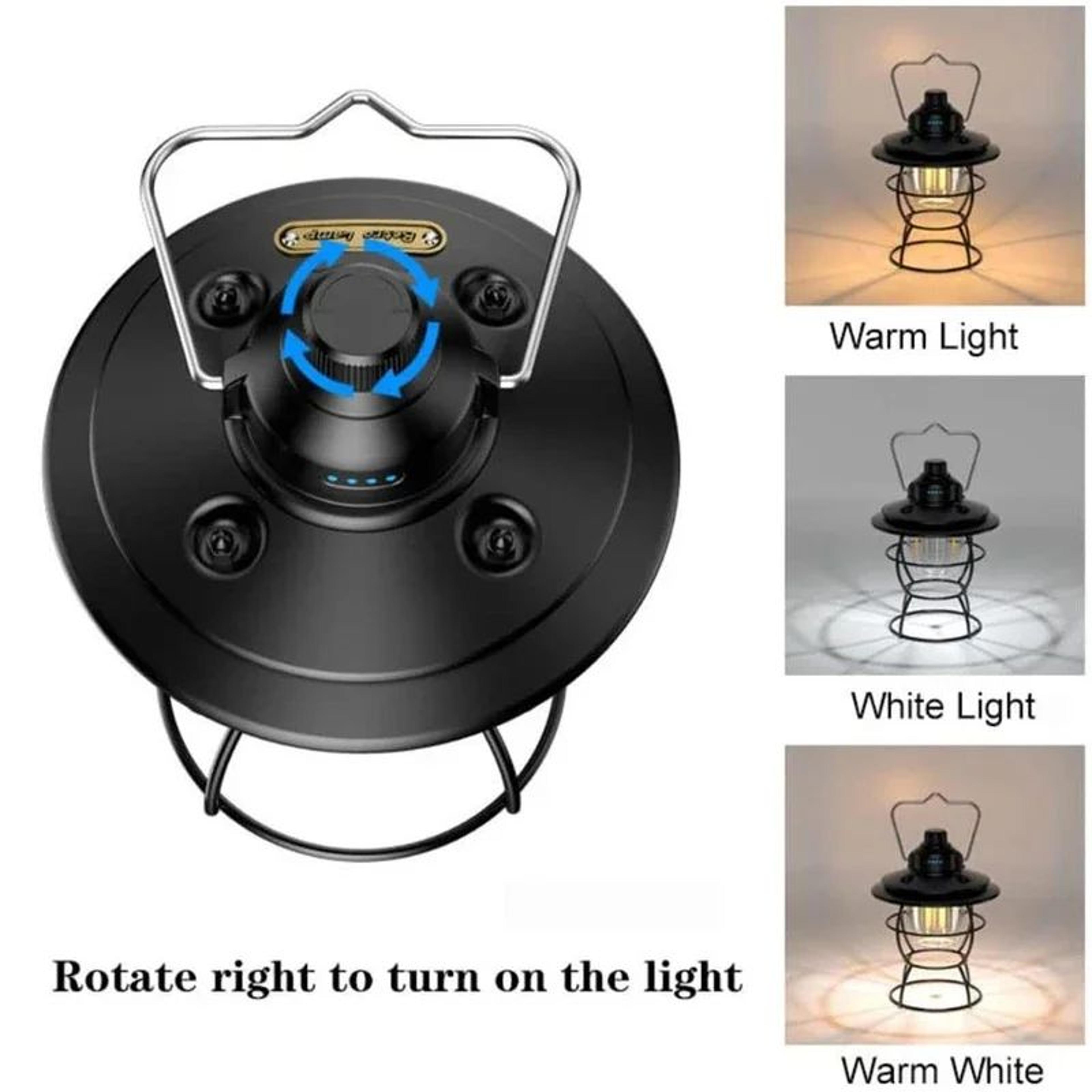 EmberLume USB Rechargeable Retro Camping Lantern 2