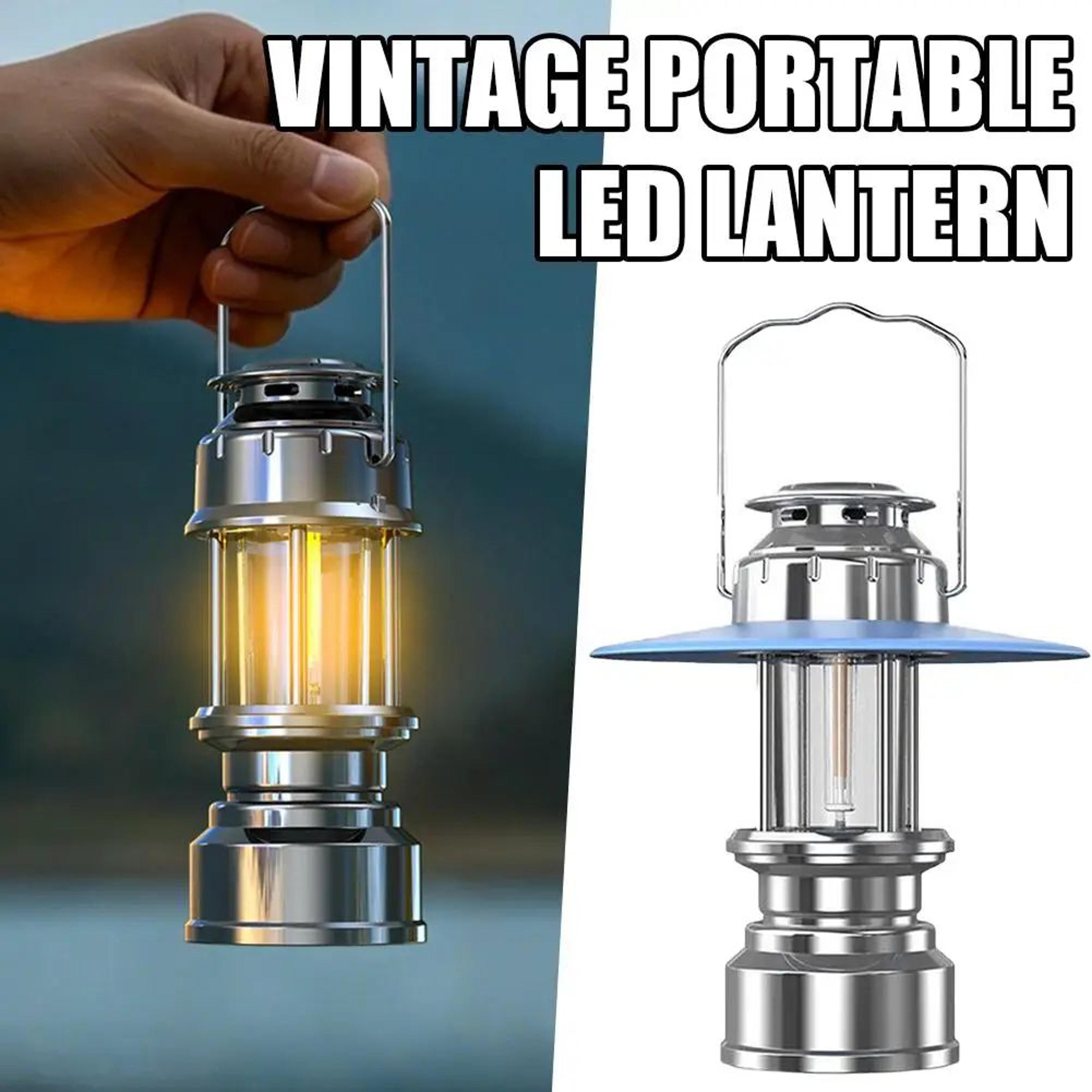 WildGlow USB Rechargeable Vintage Camping Lantern 4