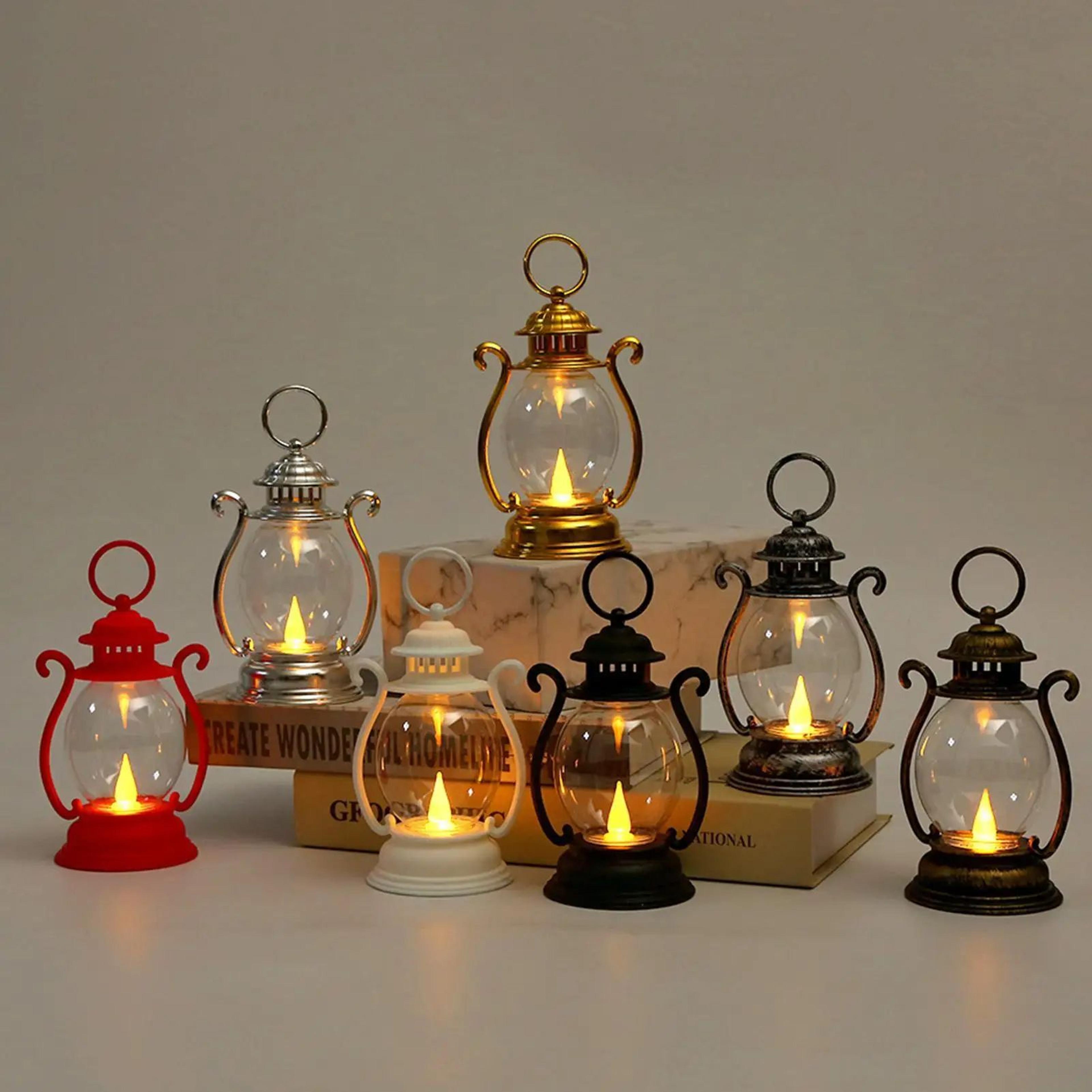 EmberGlow Battery Powered Vintage Flame Lantern 3