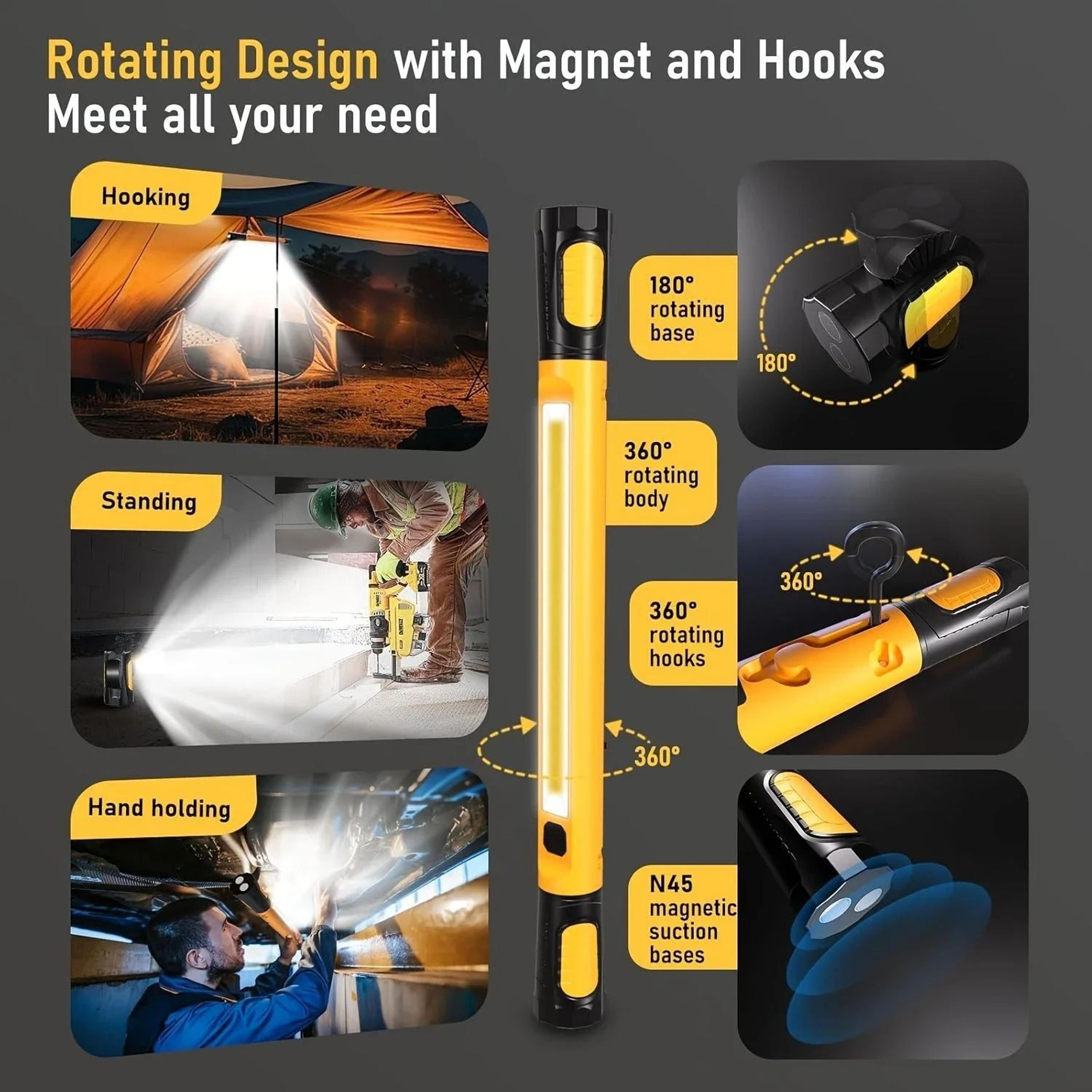 MagnaBeam 5200mAh Rechargeable Magnetic Work Light 1