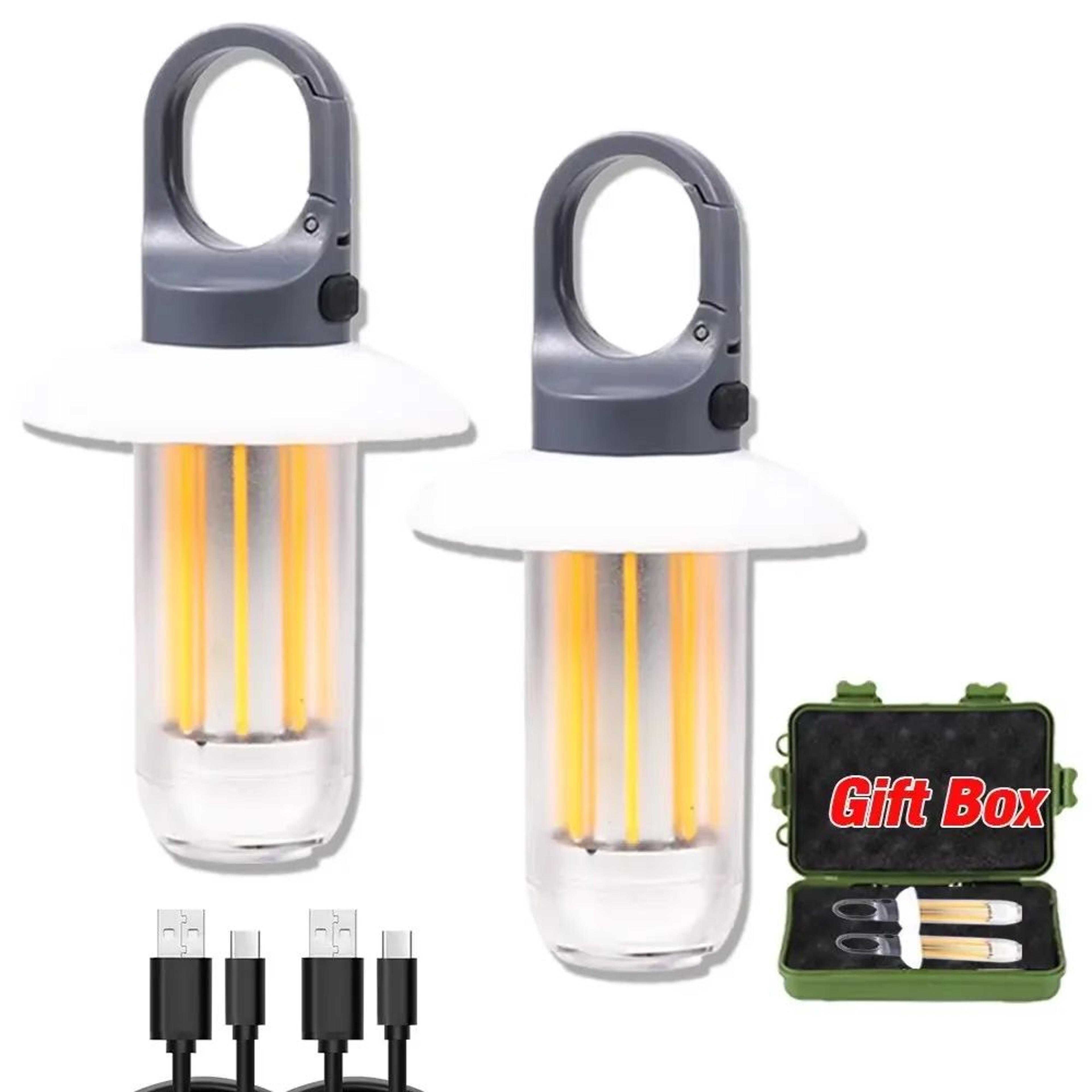 FilamentGlow 5 Mode Rechargeable Camping Lantern 12