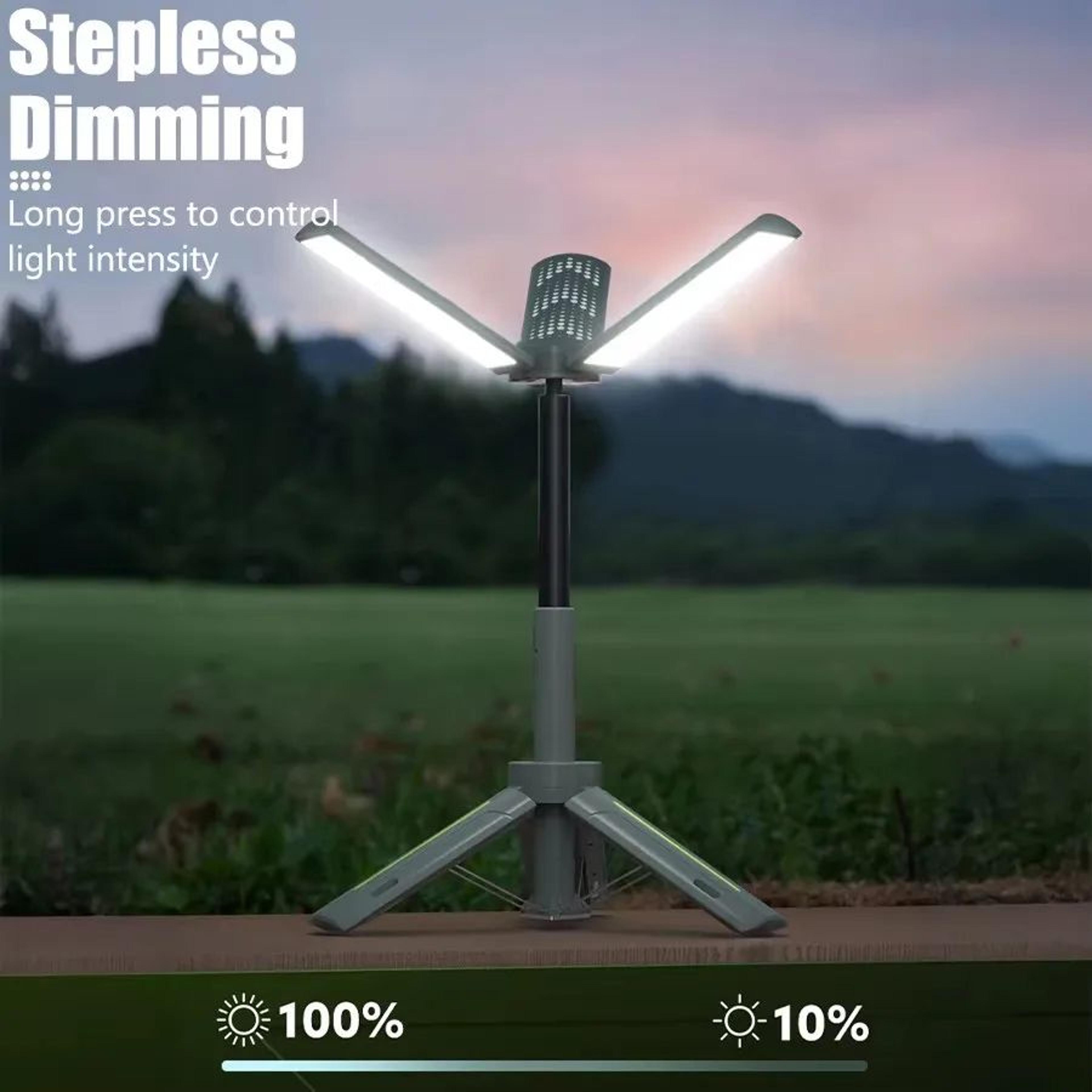 8000mAh Folding Telescopic Camping Light 3