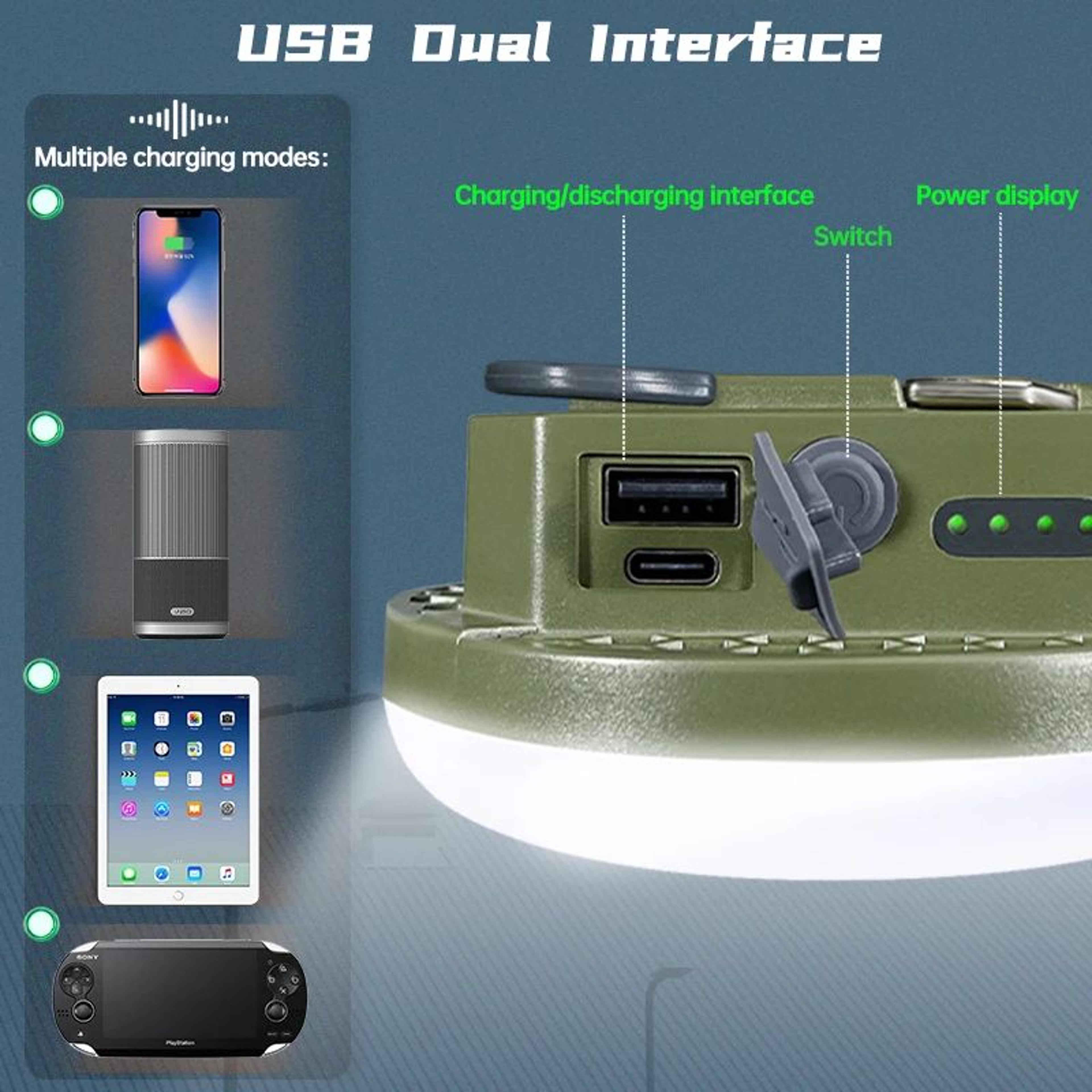 MOSLIGHTING 9900mAh Magnetic Outdoor Lantern 1