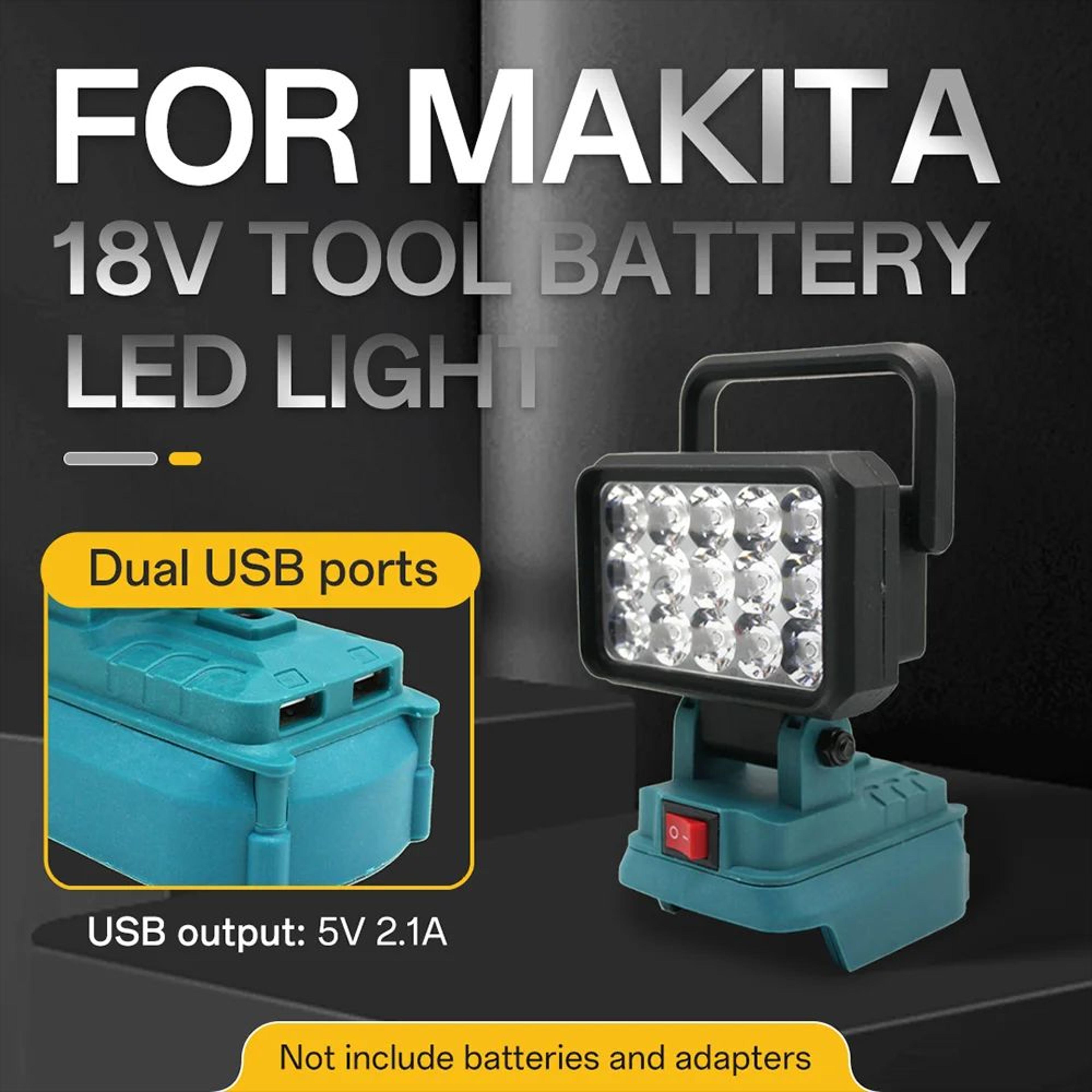 15 LED Makita Compatible Flood Work Light 0